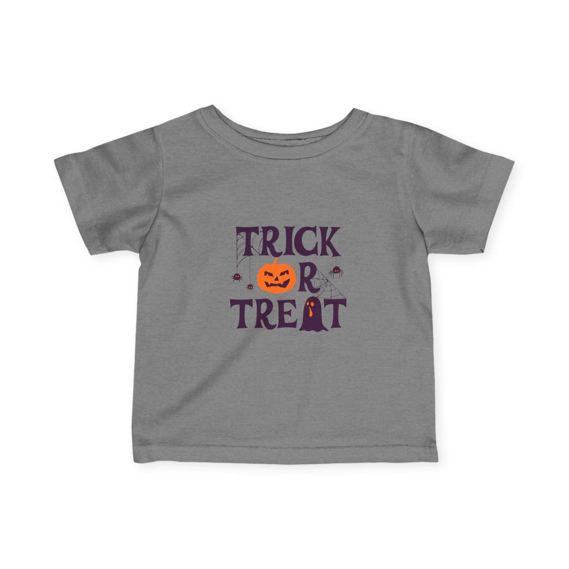 Trick or Treat Infant Jersey Tee: Perfect Halloween Outfit for Little Ones! - Gooso Pixel