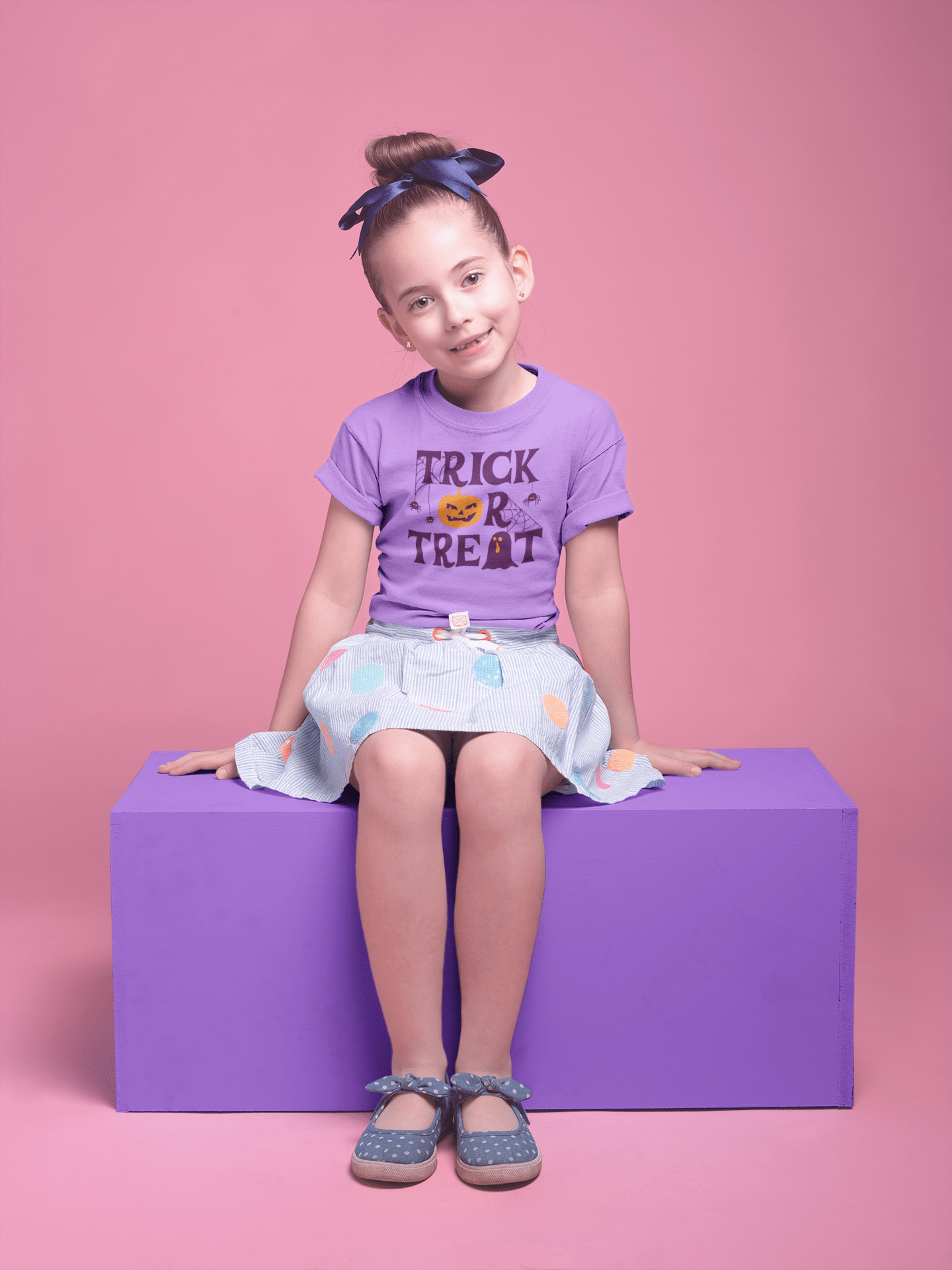 Trick or Treat Infant Jersey Tee: Perfect Halloween Outfit for Little Ones! - Gooso Pixel