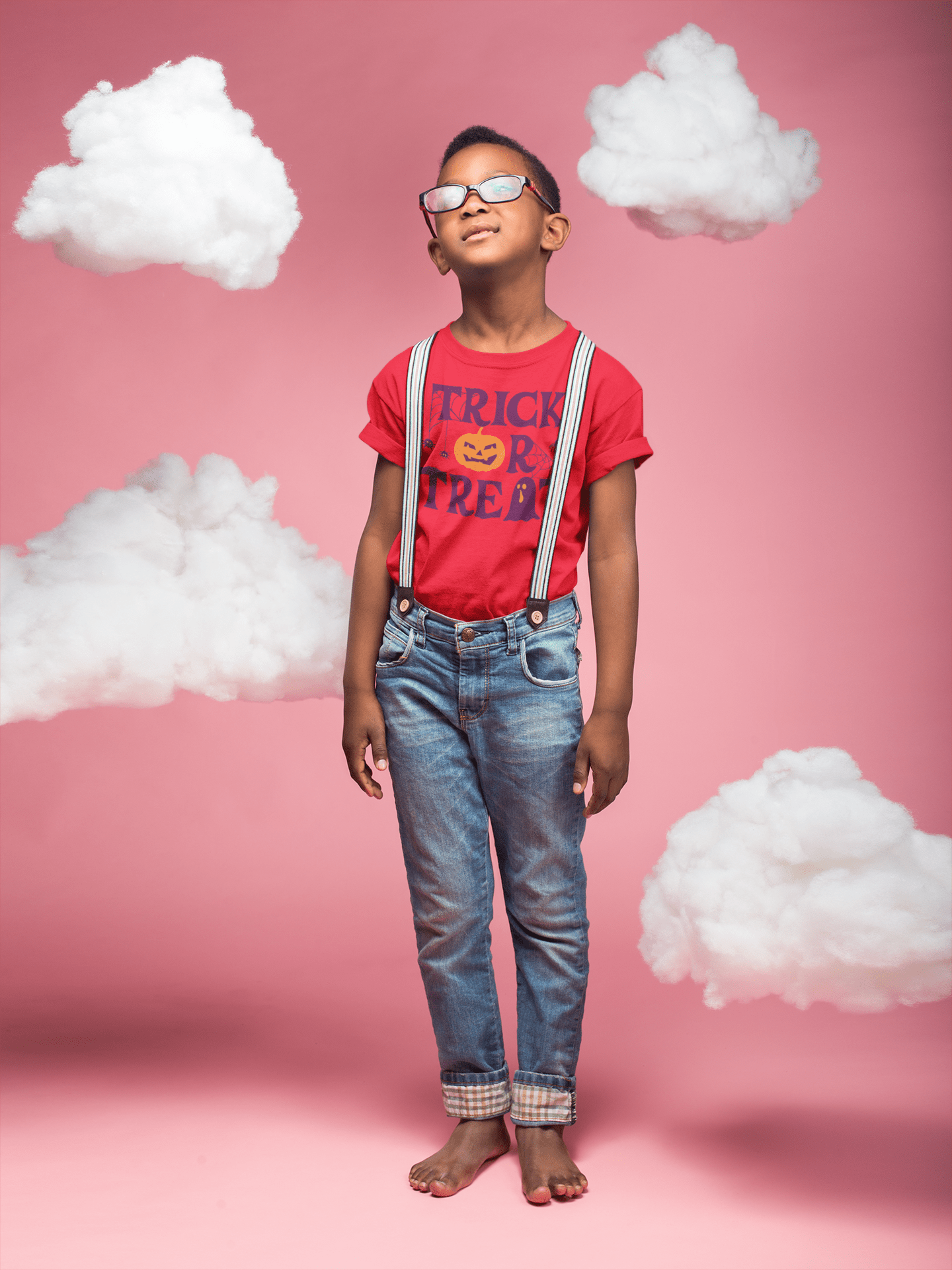Trick or Treat Infant Jersey Tee: Perfect Halloween Outfit for Little Ones! - Gooso Pixel
