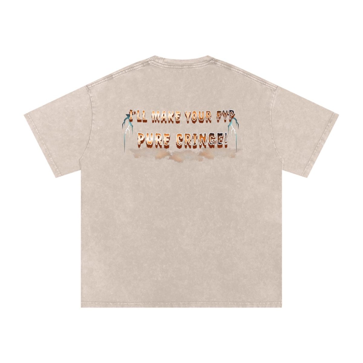 Trick or Treat Mom Shirt | Funny Halloween Dad Shirt | Snow Washed Oversized Cotton T-Shirt | Matching Family Halloween Costume Tee | Spooky - Gooso Pixel