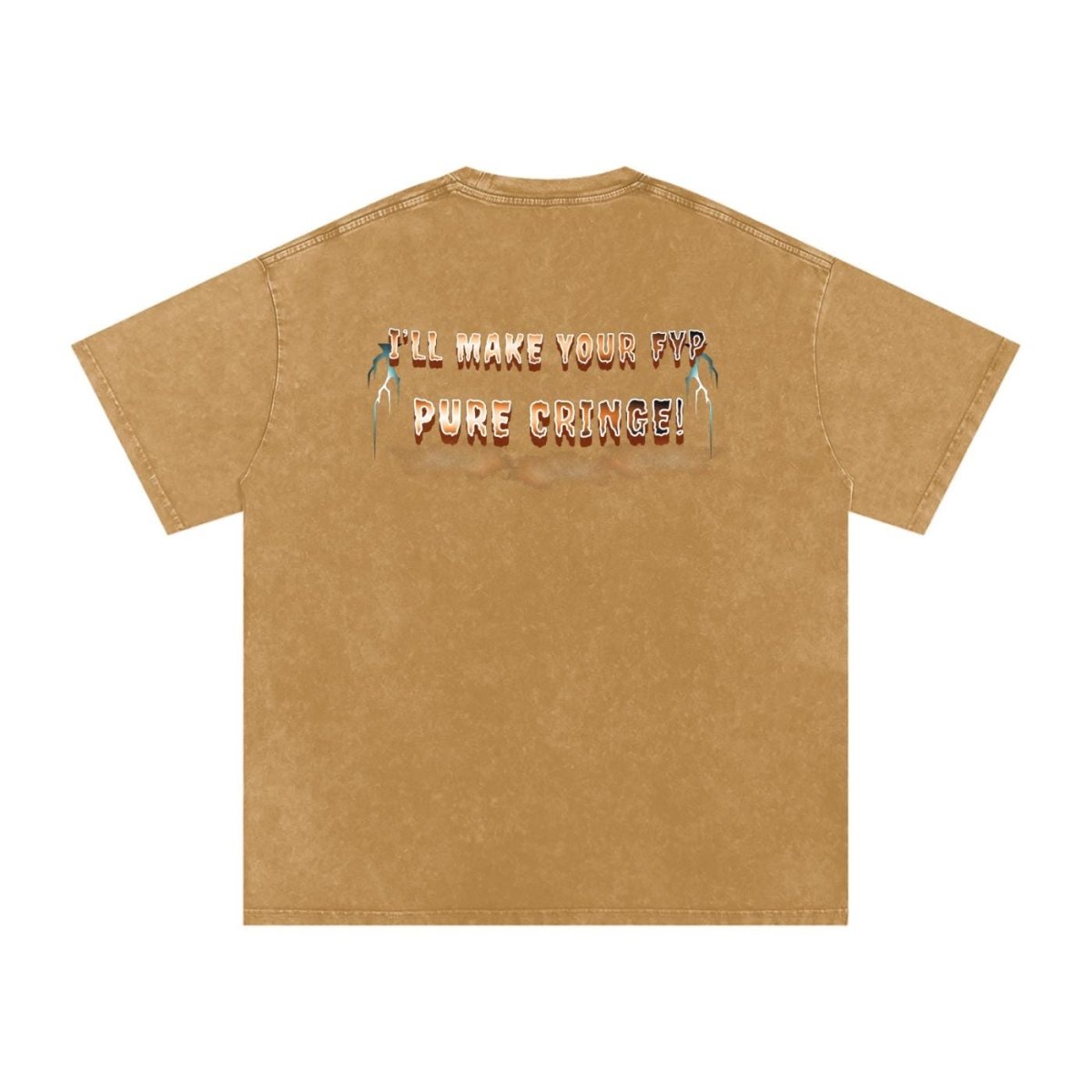 Trick or Treat Mom Shirt | Funny Halloween Dad Shirt | Snow Washed Oversized Cotton T-Shirt | Matching Family Halloween Costume Tee | Spooky - Gooso Pixel