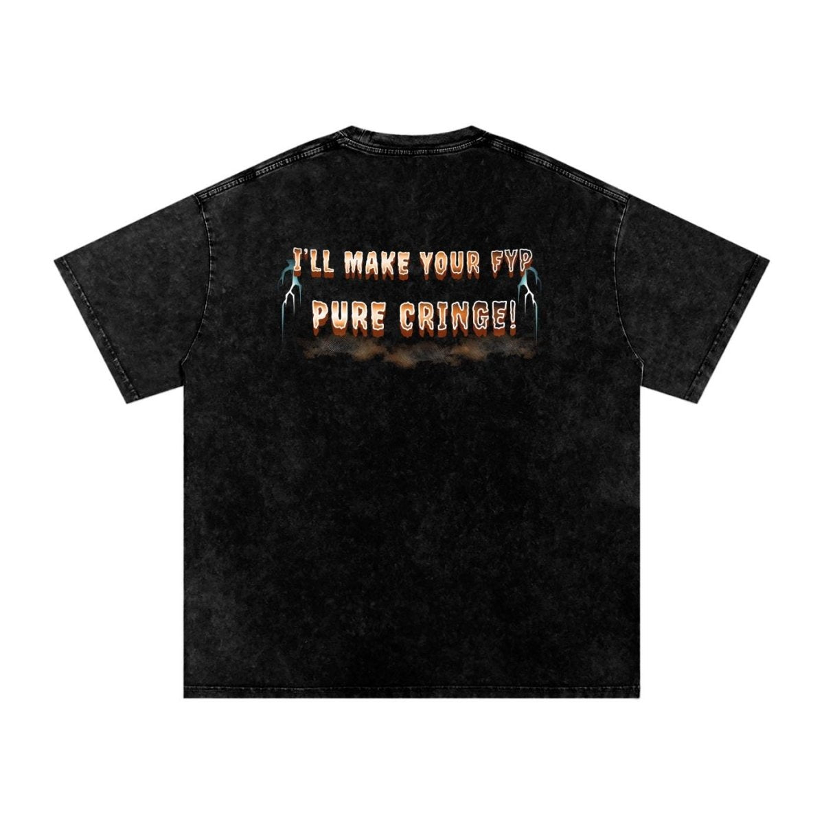 Trick or Treat Mom Shirt | Funny Halloween Dad Shirt | Snow Washed Oversized Cotton T-Shirt | Matching Family Halloween Costume Tee | Spooky - Gooso Pixel