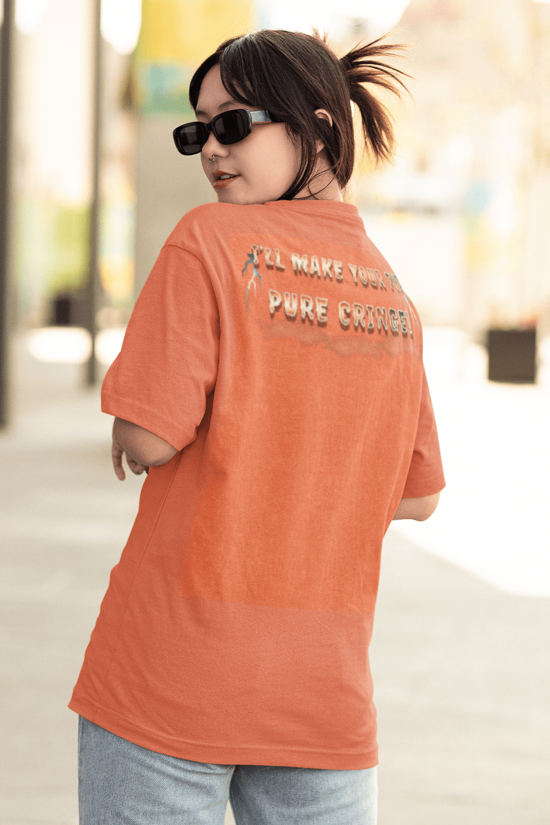 Trick or Treat Mom Shirt | Funny Halloween Dad Shirt | Snow Washed Oversized Cotton T-Shirt | Matching Family Halloween Costume Tee | Spooky - Gooso Pixel