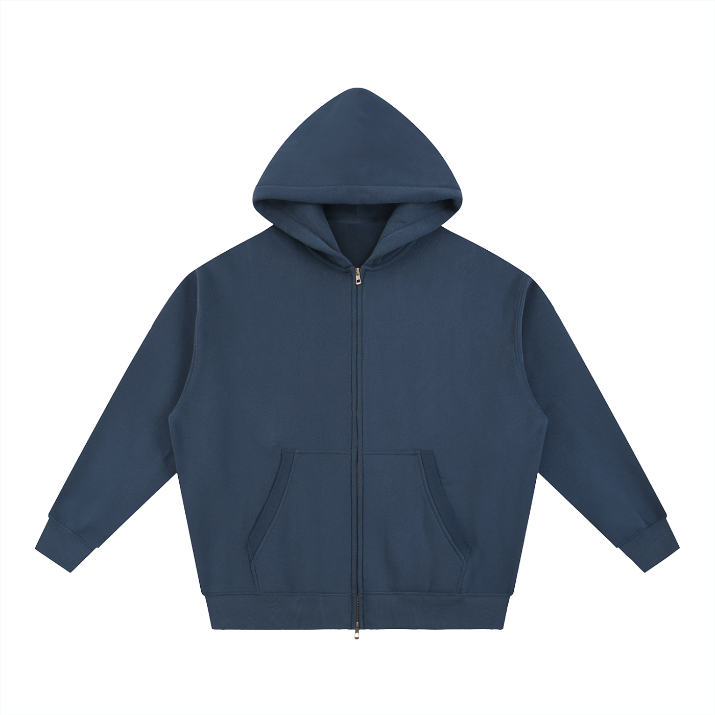 UNBROKEN Blue Teddy Zip-Up Hoodie– Virginia Woolf Edition