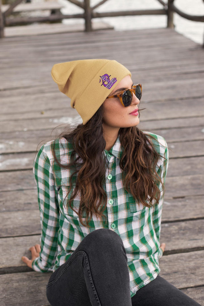 Beanie Hat, Embroidered, Activist Unisex gooso pixel 