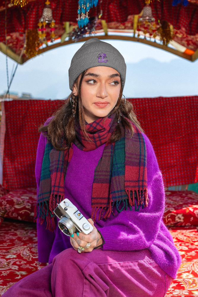 Beanie Hat, Embroidered, Activist Unisex gooso pixel 