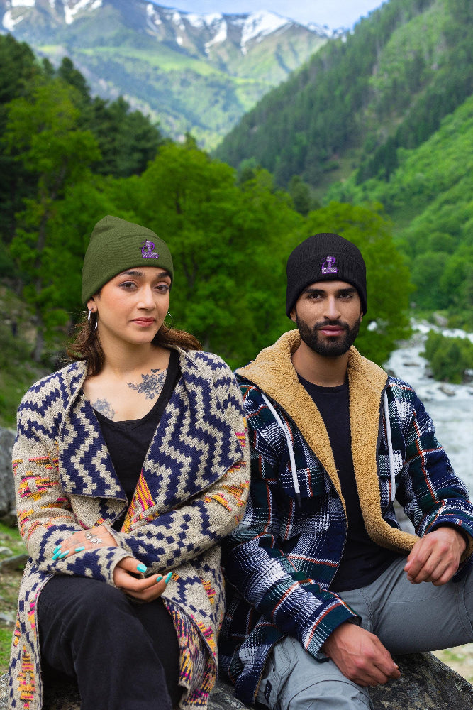 Beanie Hat, Embroidered, Activist Unisex gooso pixel 