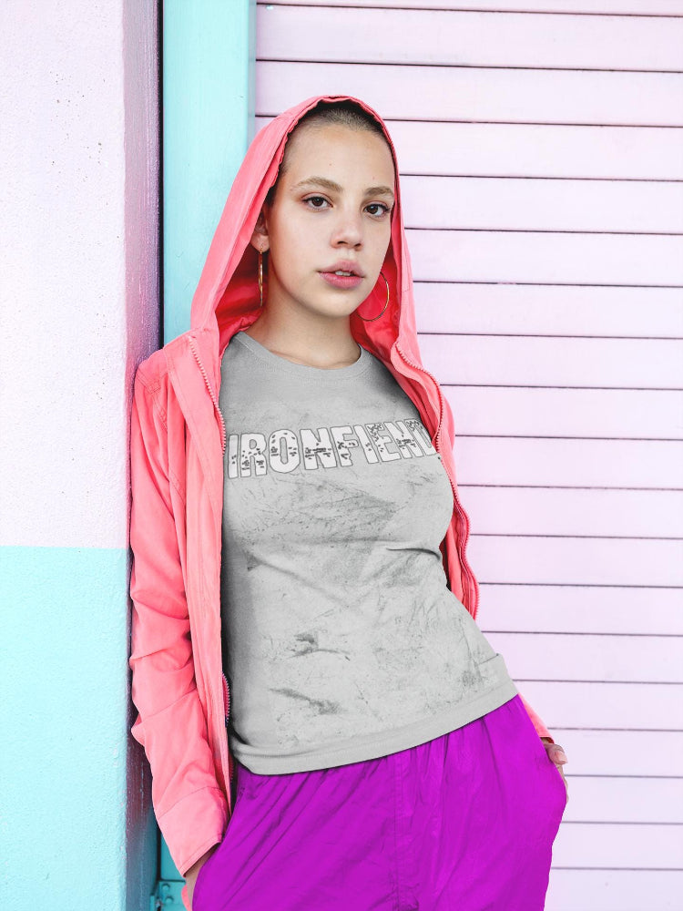 Comfort Colors® Color Blast IRONFIEND T-Shirt gooso pixel girl wearing green