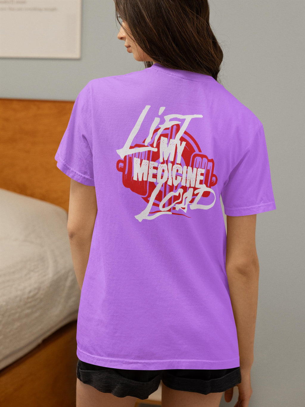 Comfort Colors® IRONFIEND T-Shirt purple back gooso pixel 