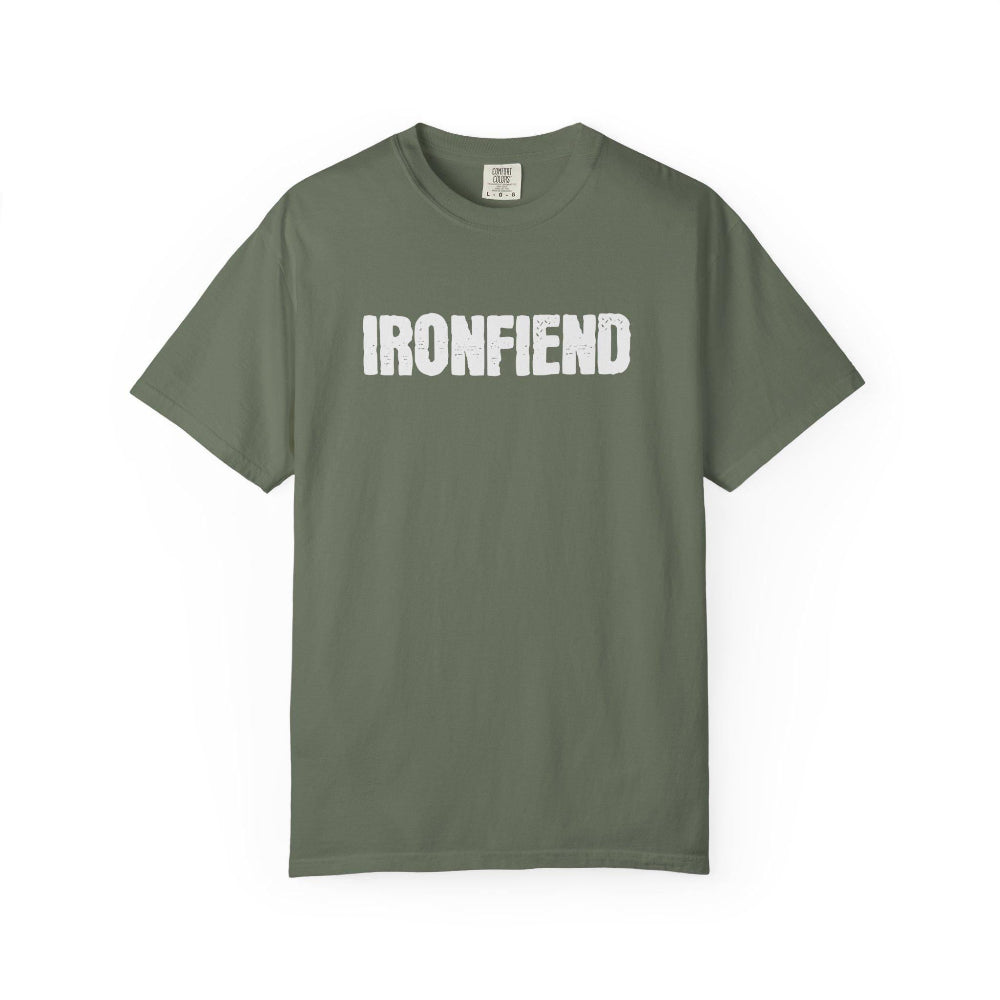 Comfort Colors® IRONFIEND T-Shirt front navy green gooso pixel 