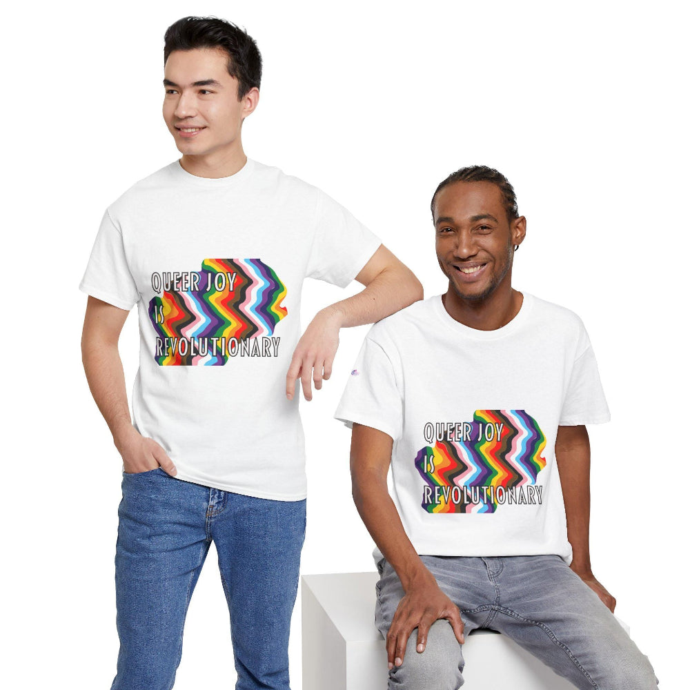 Queer Joy is Revolutionary T-Shirt LGBTQ+ gooso pixel 