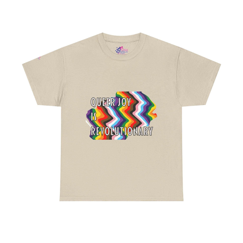 Queer Joy is Revolutionary T-Shirt LGBTQ+ gooso pixel 