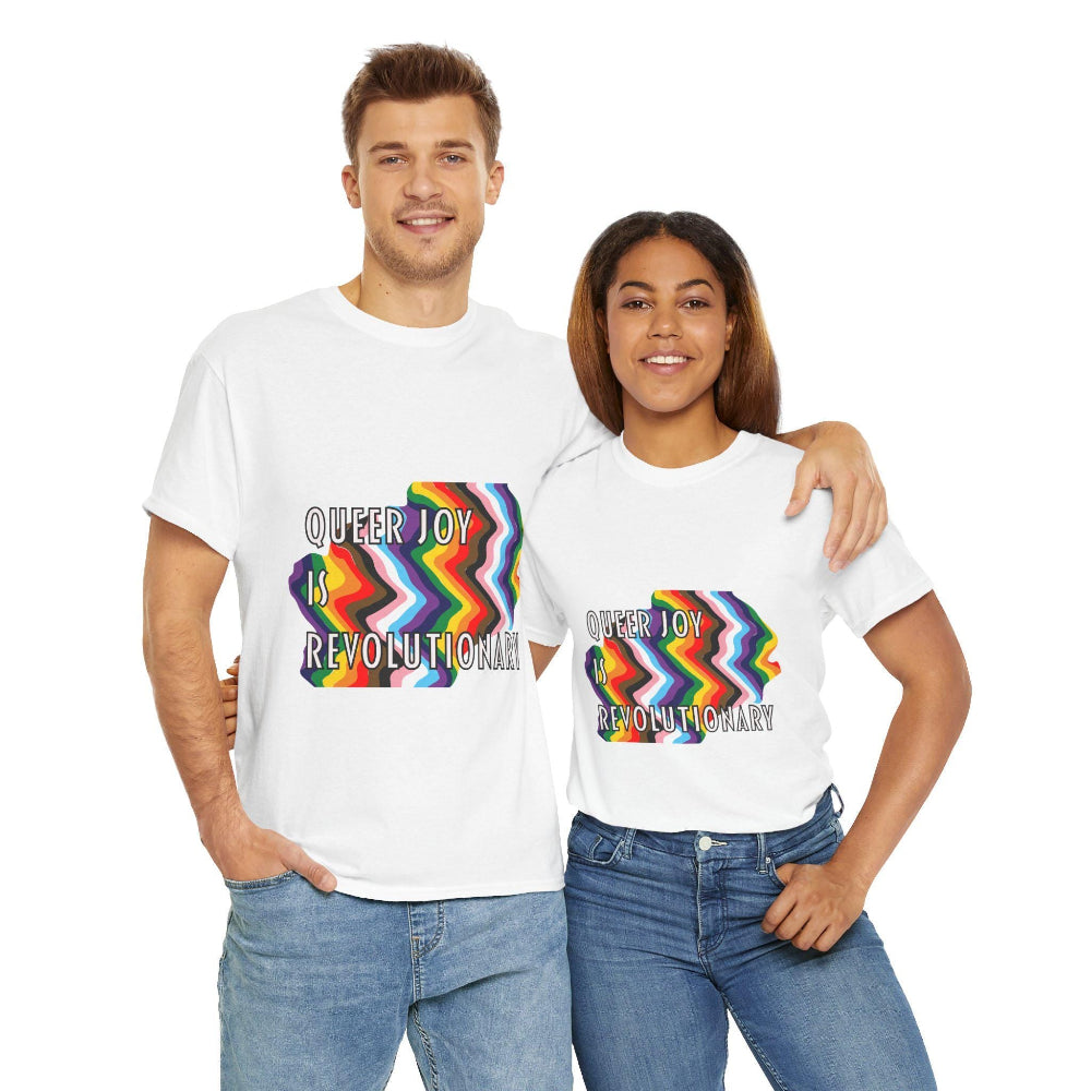 Queer Joy is Revolutionary T-Shirt LGBTQ+ gooso pixel 