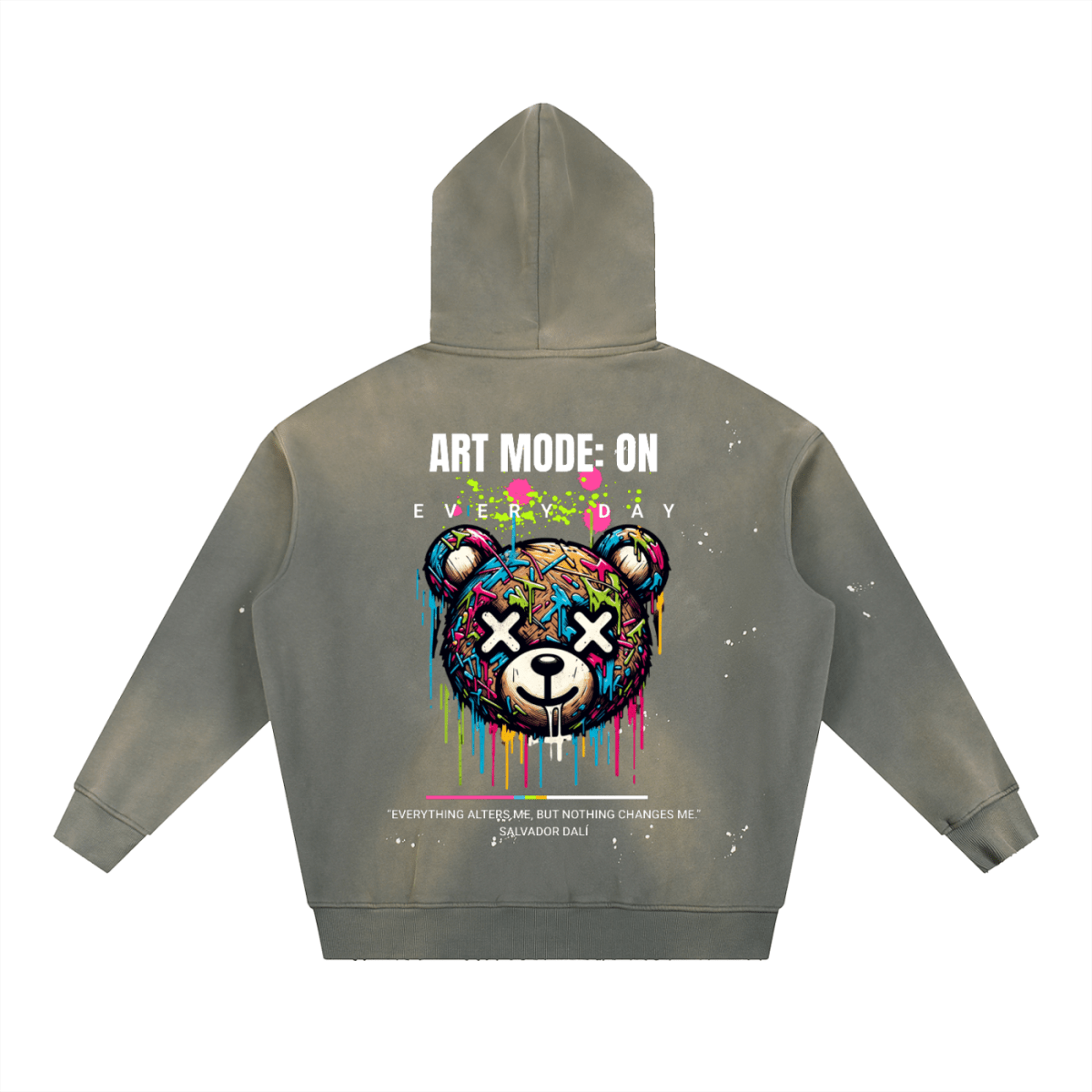 ART MODE: ON Graphic Hoodie – Unisex Streetwear Cotton Sweatshirt - Gooso Pixel