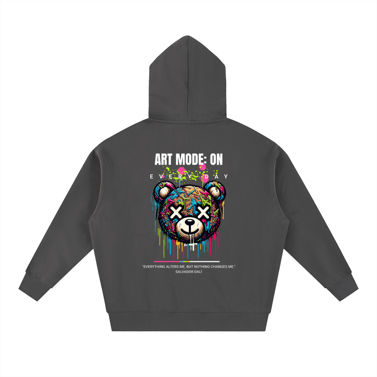 ART MODE: ON Zip - Up Hoodie – Salvador Dalí Edition - Gooso Pixel LLC