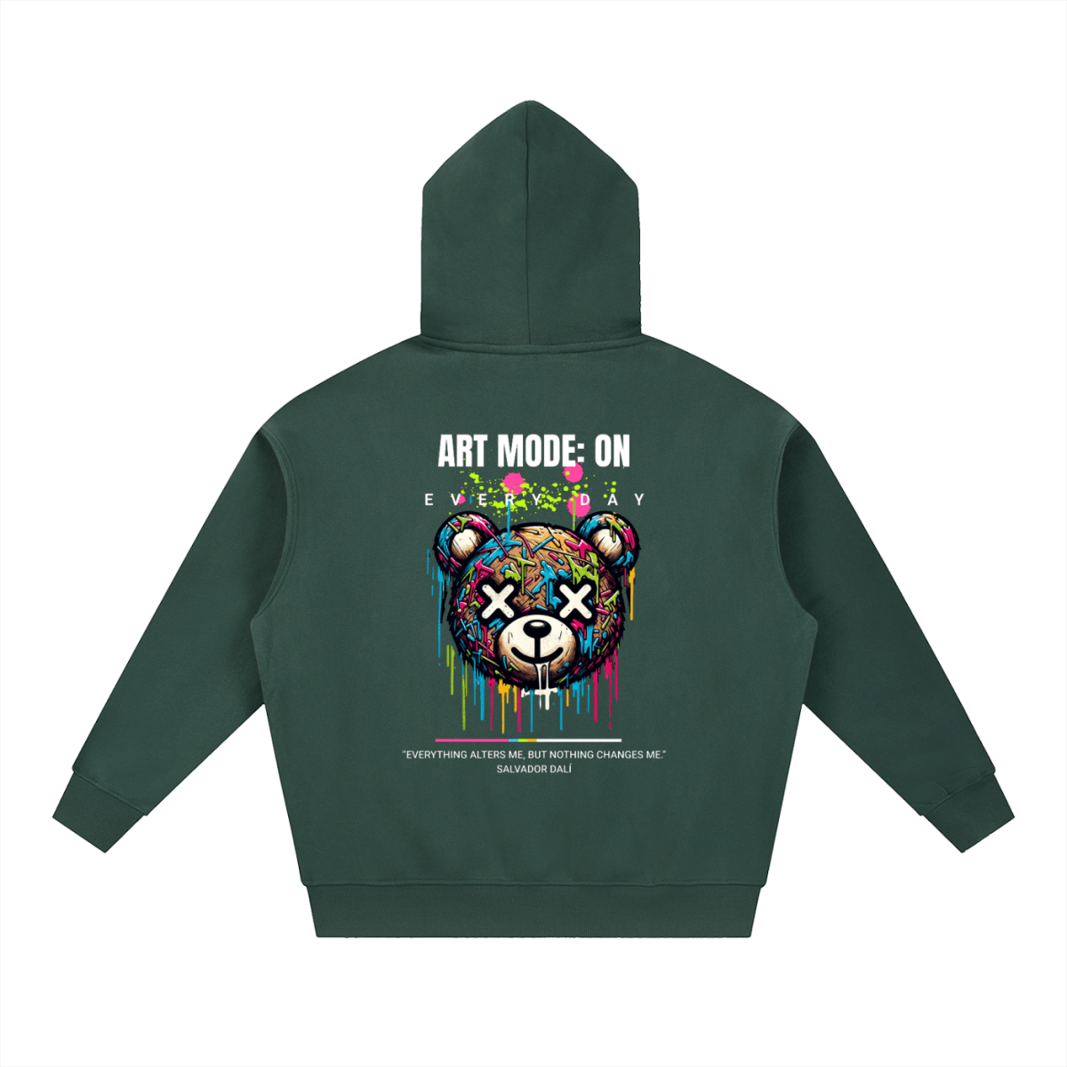 ART MODE: ON Zip - Up Hoodie – Salvador Dalí Edition - Gooso Pixel LLC