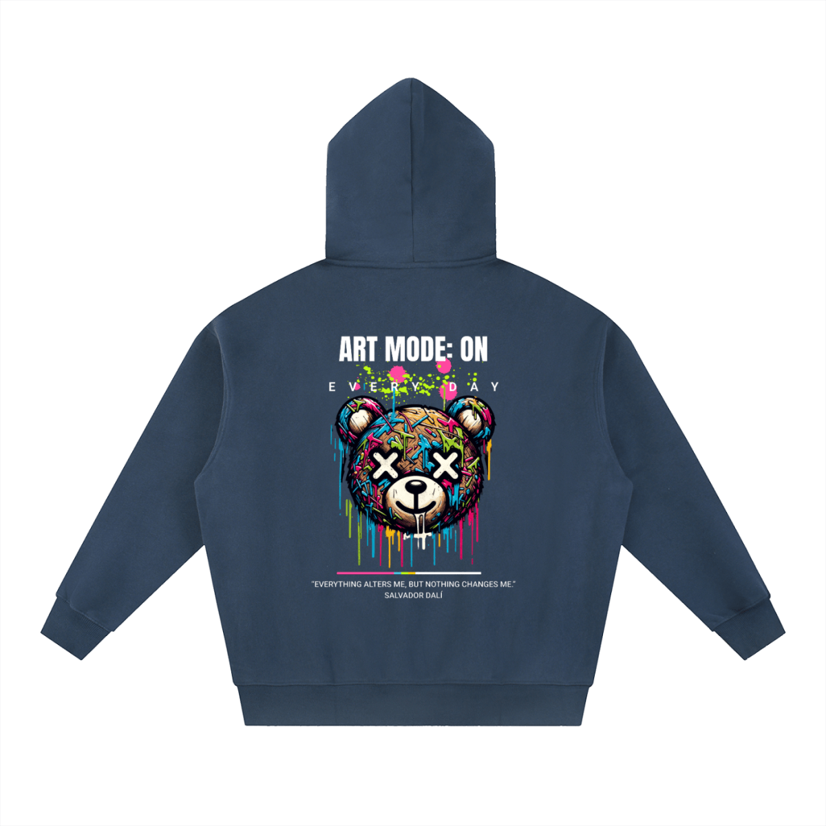 ART MODE: ON Zip - Up Hoodie – Salvador Dalí Edition - Gooso Pixel LLC