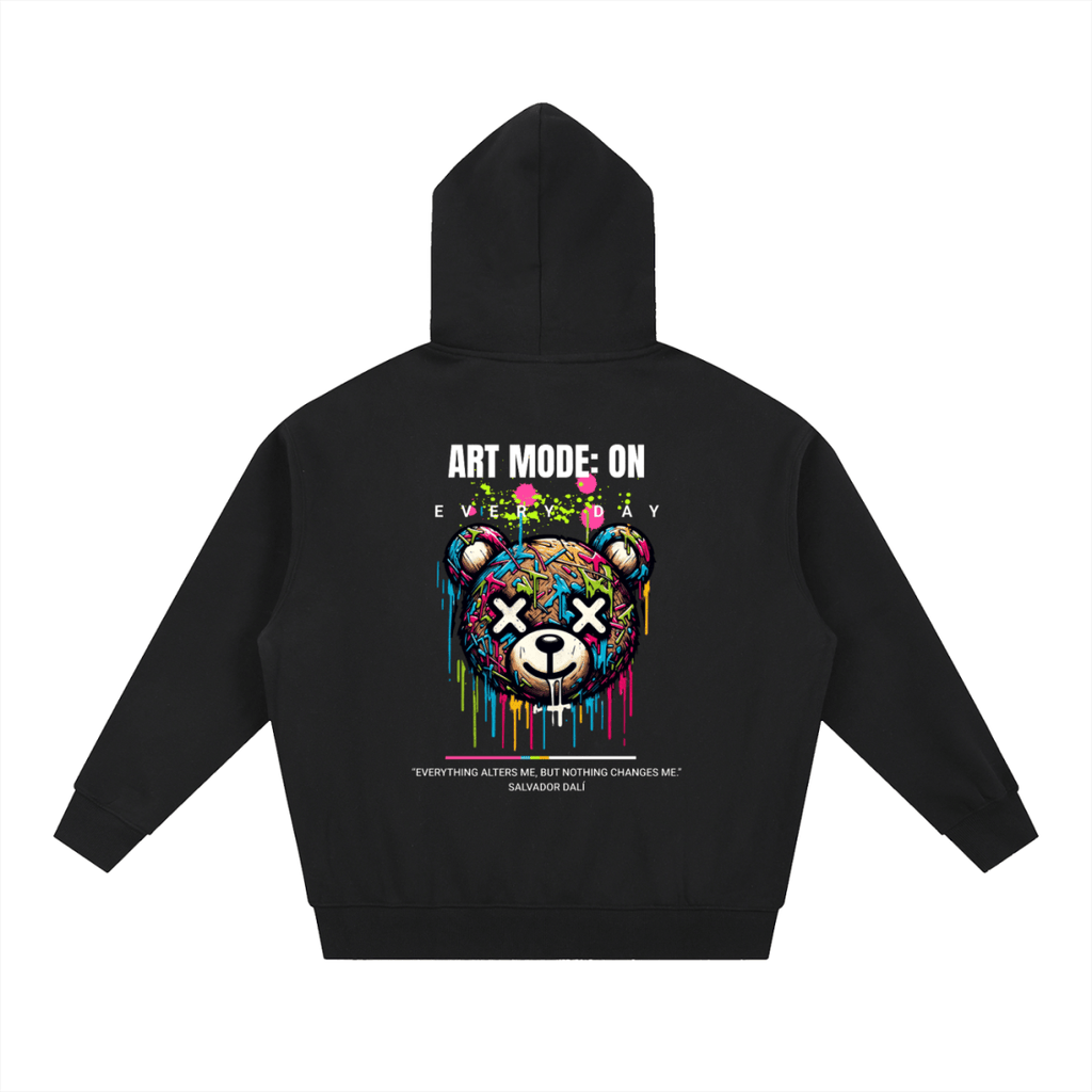 ART MODE: ON Zip - Up Hoodie – Salvador Dalí Edition - Gooso Pixel LLC