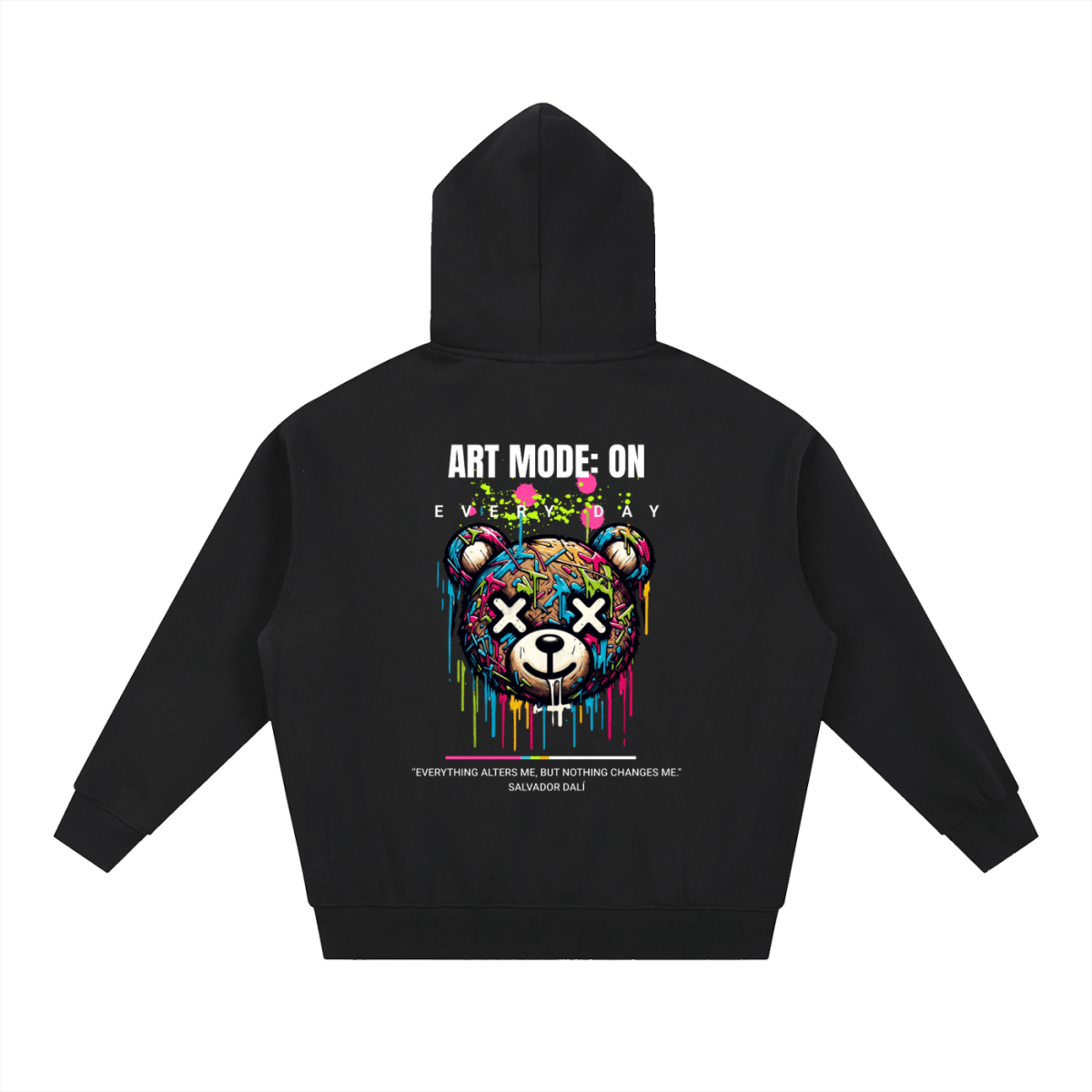 ART MODE: ON Zip - Up Hoodie – Salvador Dalí Edition - Gooso Pixel LLC