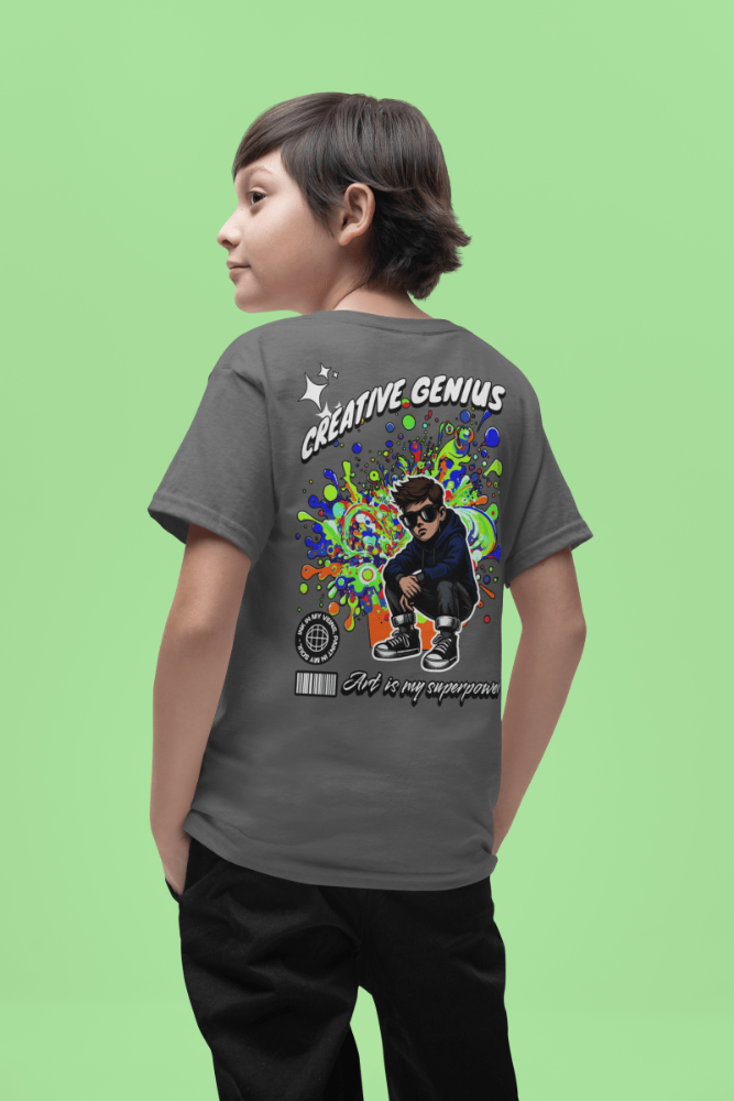 Creative Kids T-Shirt – Artsy Graphic Tee for Boys & Girls, Fun Artist Gift, Colorful Children’s Shirt - Gooso Pixel