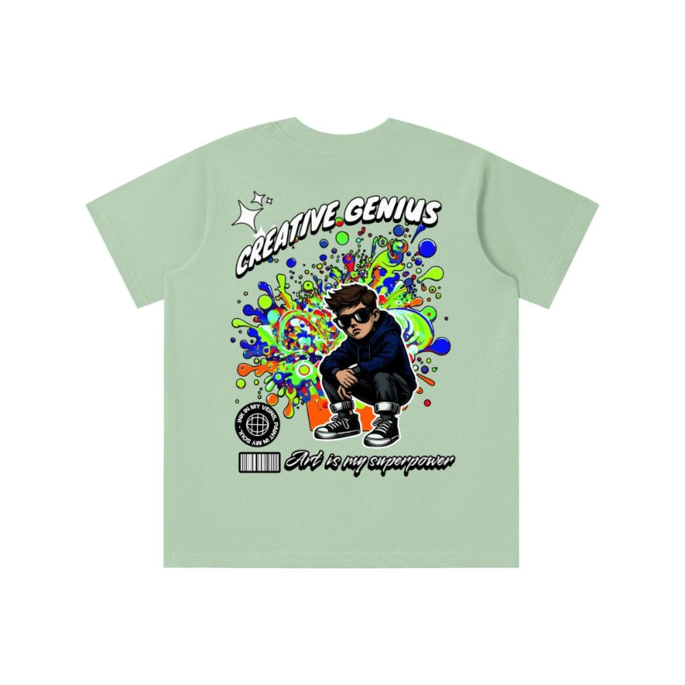 Creative Kids T-Shirt – Artsy Graphic Tee for Boys & Girls, Fun Artist Gift, Colorful Children’s Shirt - Gooso Pixel