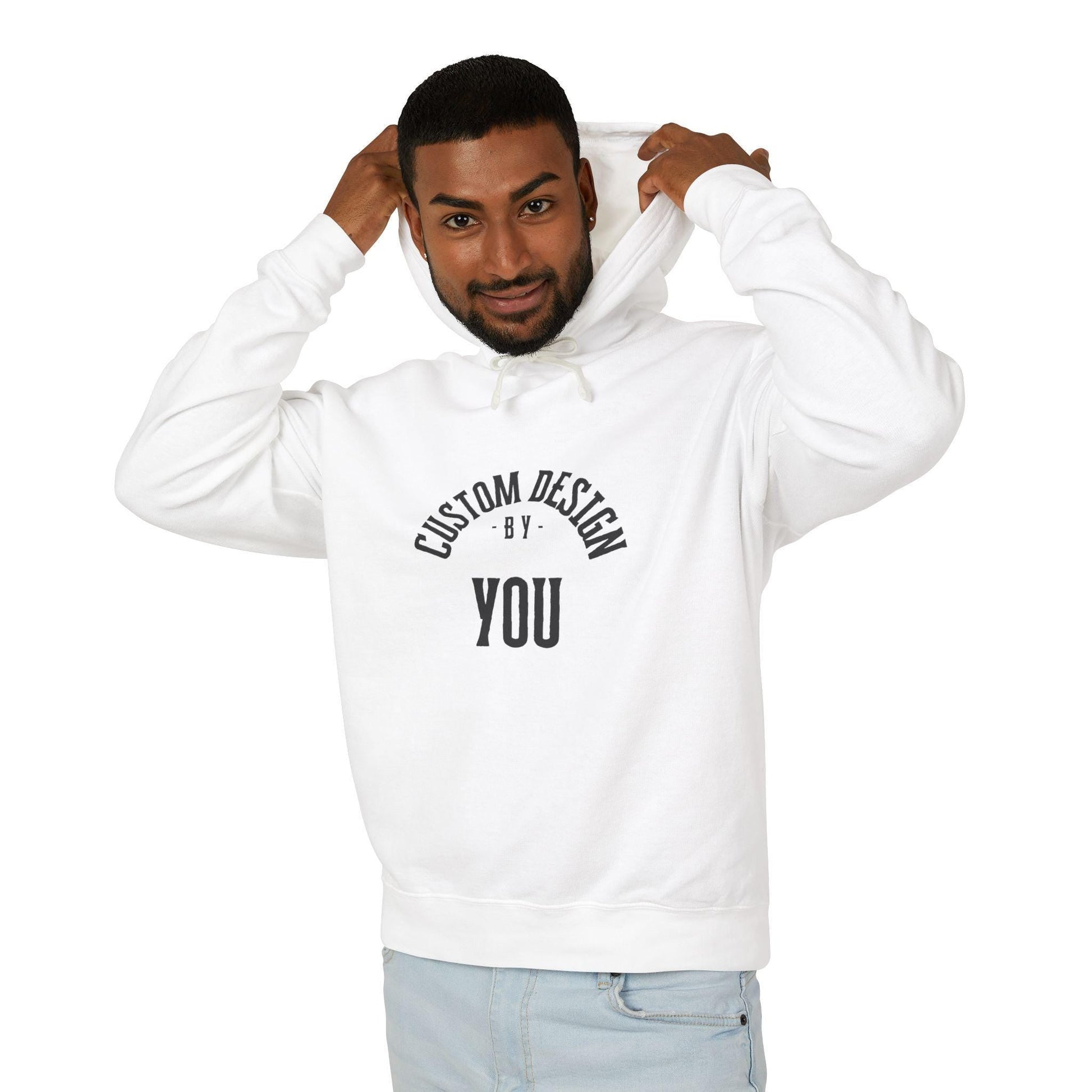 Customizable Cotton Hooded Sweatshirt: Personalized Design, Relaxed Fit - Gooso Pixel