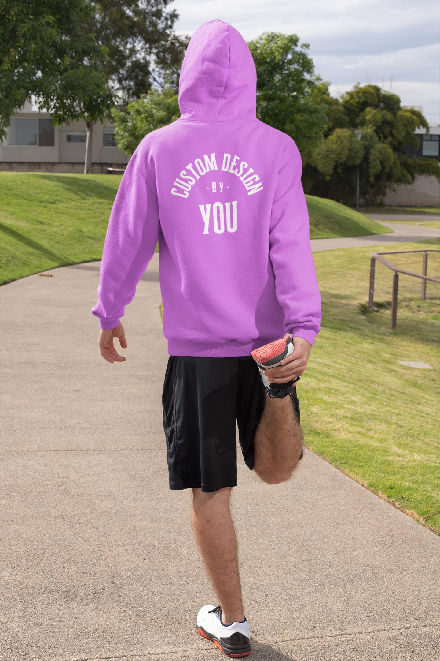 Customizable Cotton Hooded Sweatshirt: Personalized Design, Relaxed Fit - Gooso Pixel