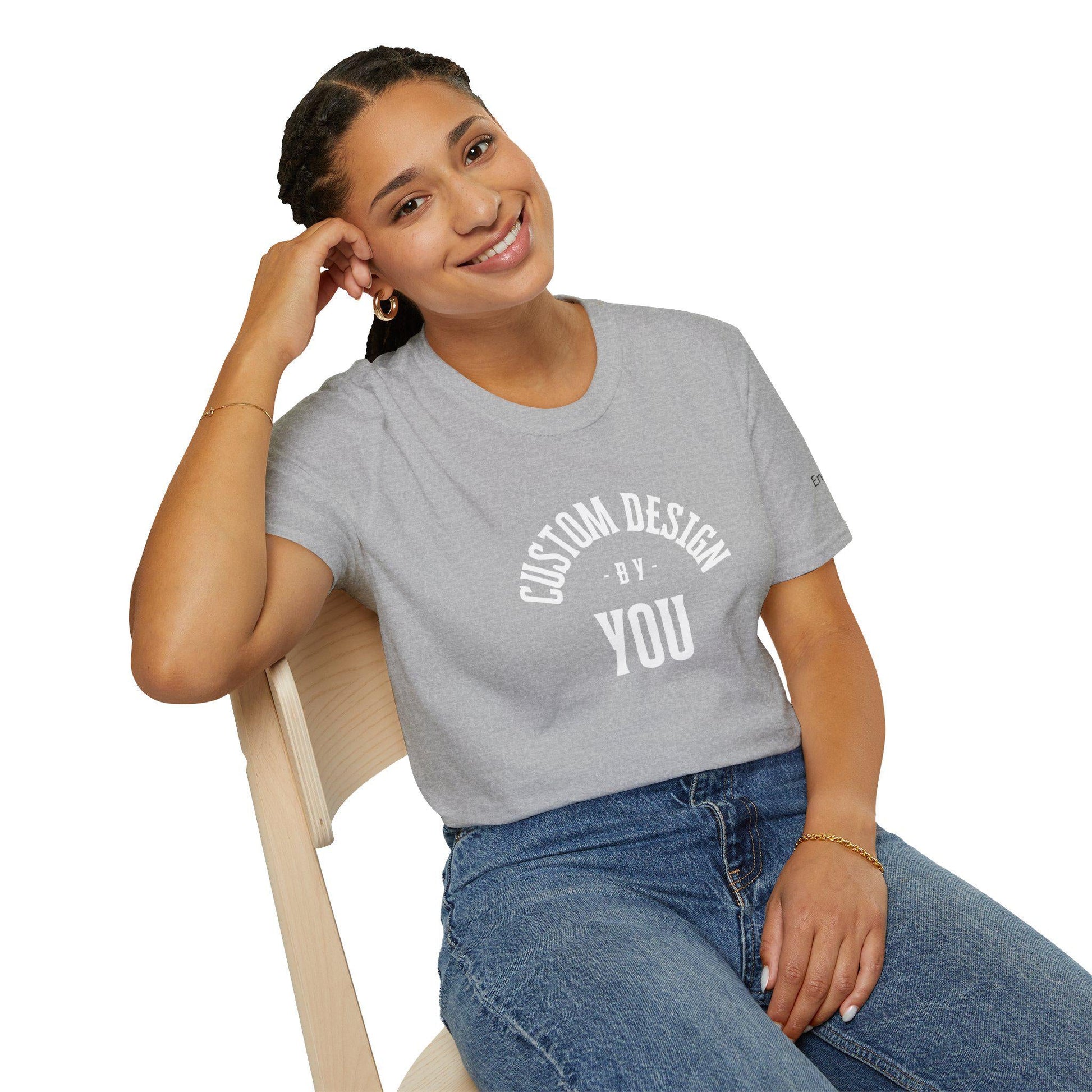 Customizable Softstyle T-Shirt, Personalized Tee, Custom Unisex Shirt, Design Your Own Tee, Clothing Gift - Gooso Pixel