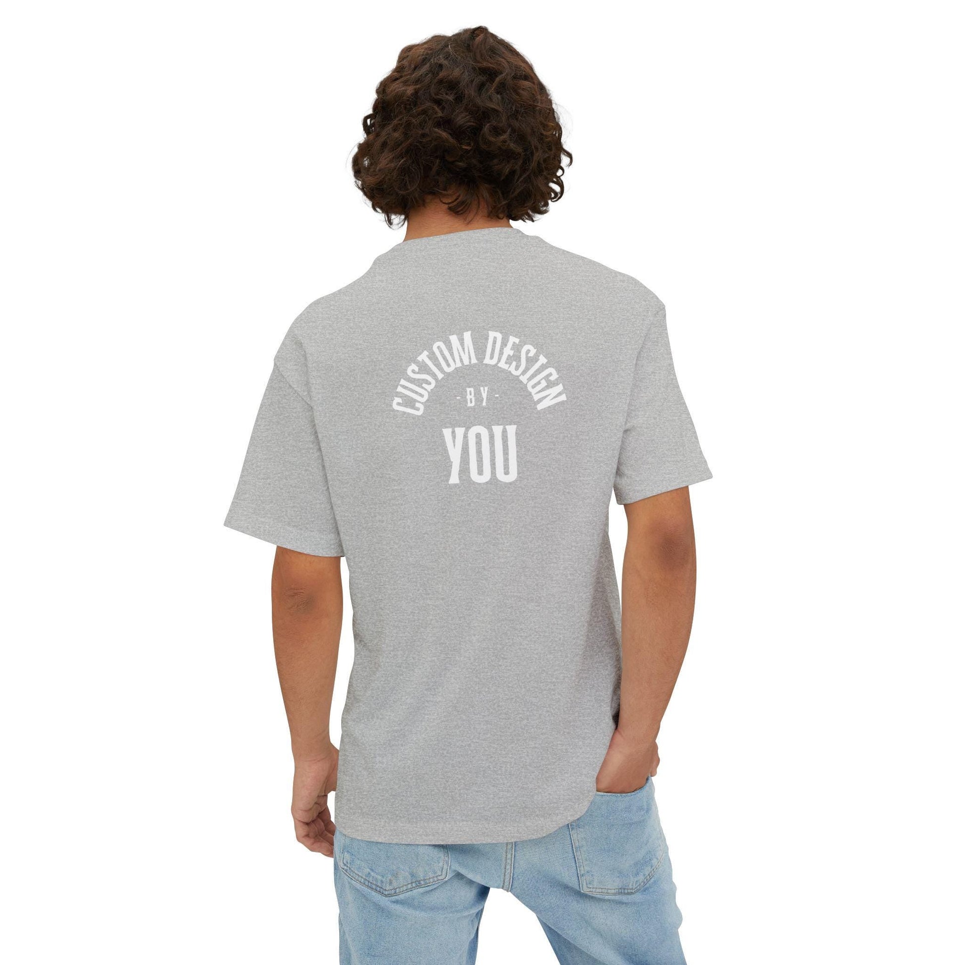 Customizable Unisex Tee, Personalized Oversized Shirt, Box Tee Gift, Graphic Tee, Casual Tee for All Occasions - Gooso Pixel