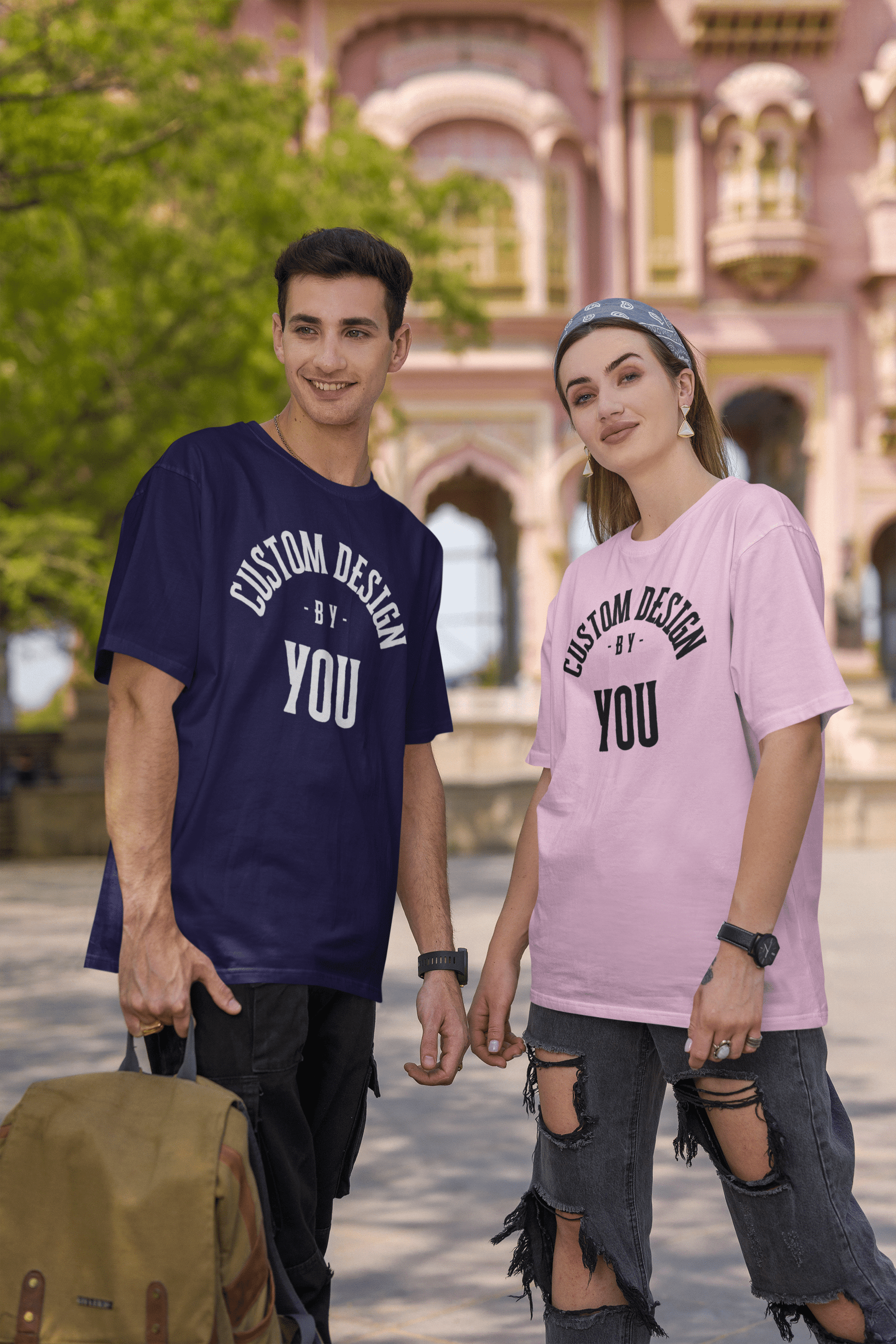 Customizable Unisex Tee, Personalized Oversized Shirt, Box Tee Gift, Graphic Tee, Casual Tee for All Occasions - Gooso Pixel
