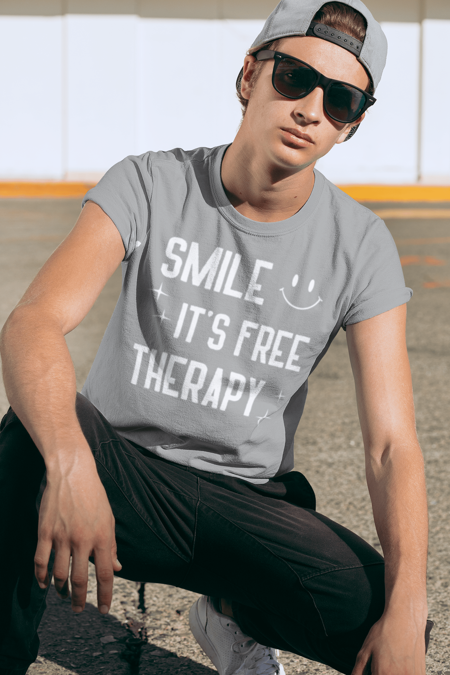 Dental Tooth Logo Happy T-Shirt - Gooso Pixel