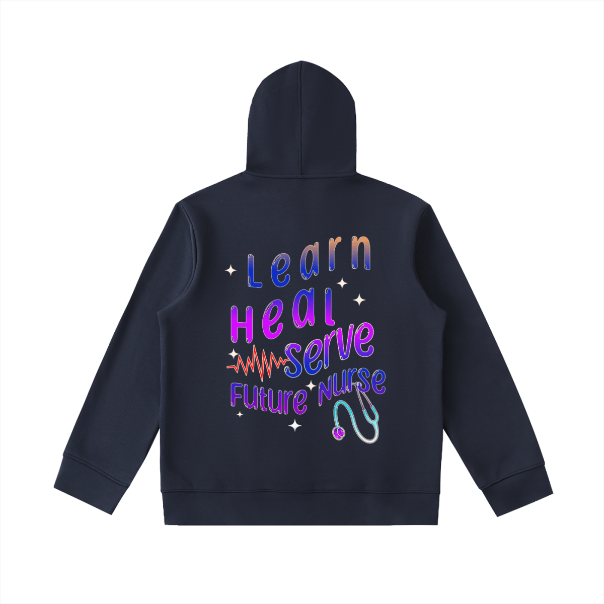 Essential Heavyweight High Neck Zip - Up Hoodie - Gooso Pixel