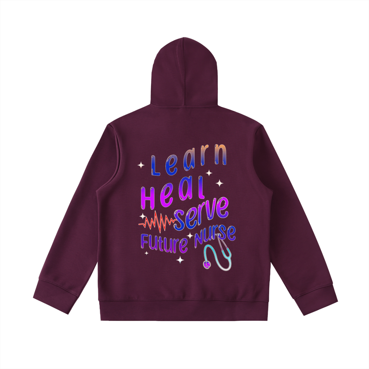 Essential Heavyweight High Neck Zip - Up Hoodie - Gooso Pixel