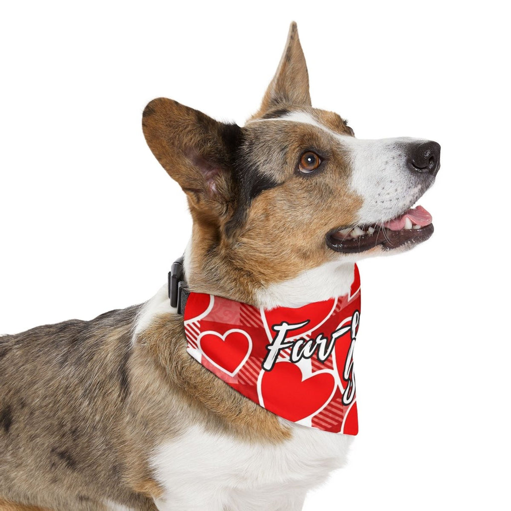 Fur - ever Yours – Valentine's Pet Bandana Collar - Gooso Pixel LLC
