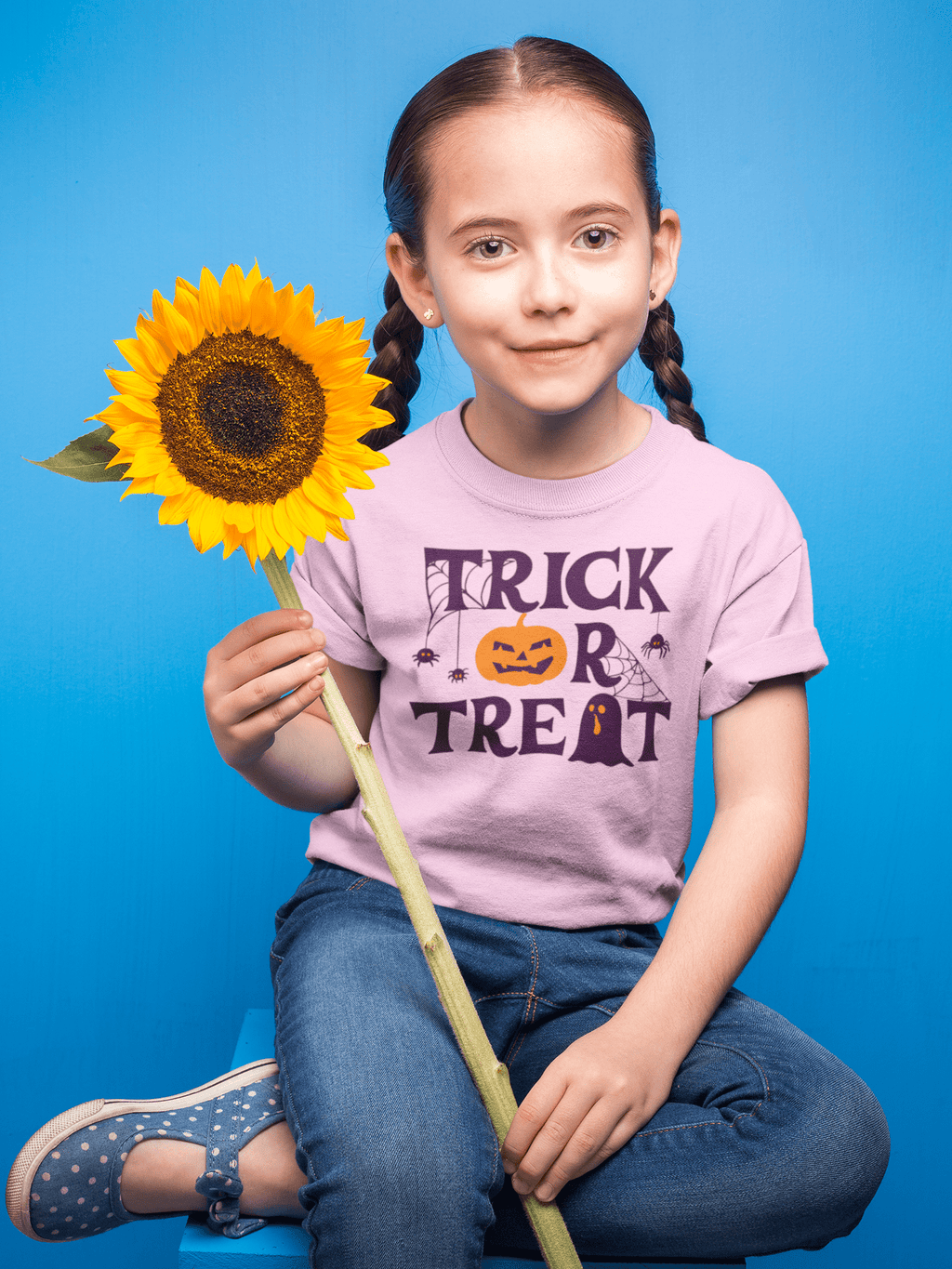 Trick or Treat Infant Jersey Tee: Perfect Halloween Outfit for Little Ones! - Gooso Pixel