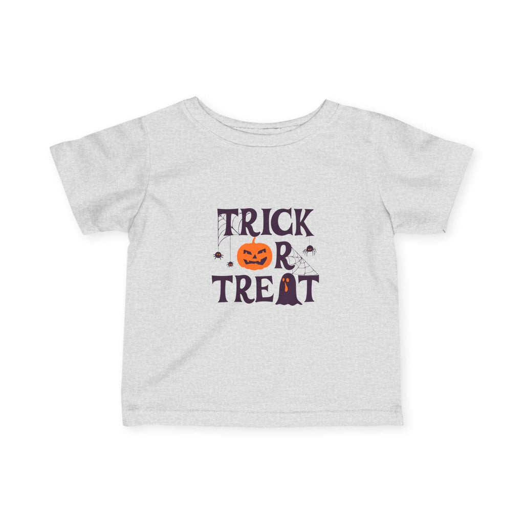 Trick or Treat Infant Jersey Tee: Perfect Halloween Outfit for Little Ones! - Gooso Pixel