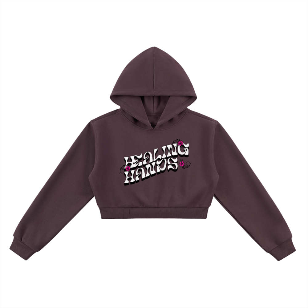 Healing Hands Nursing Student Hoodie – Minimalist Front, Playful Back Design - Gooso Pixel