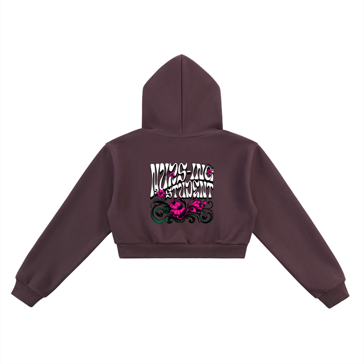 Healing Hands Nursing Student Hoodie – Minimalist Front, Playful Back Design - Gooso Pixel