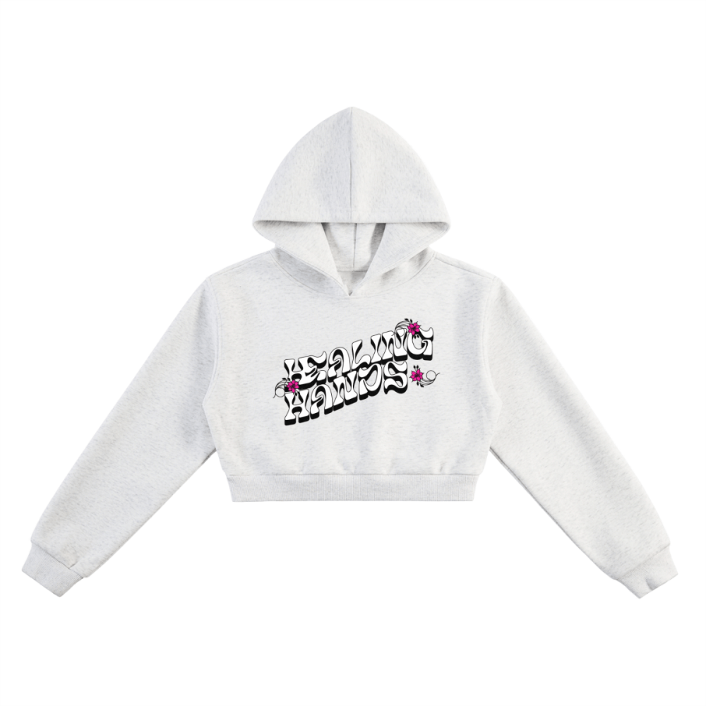 Healing Hands Nursing Student Hoodie – Minimalist Front, Playful Back Design - Gooso Pixel