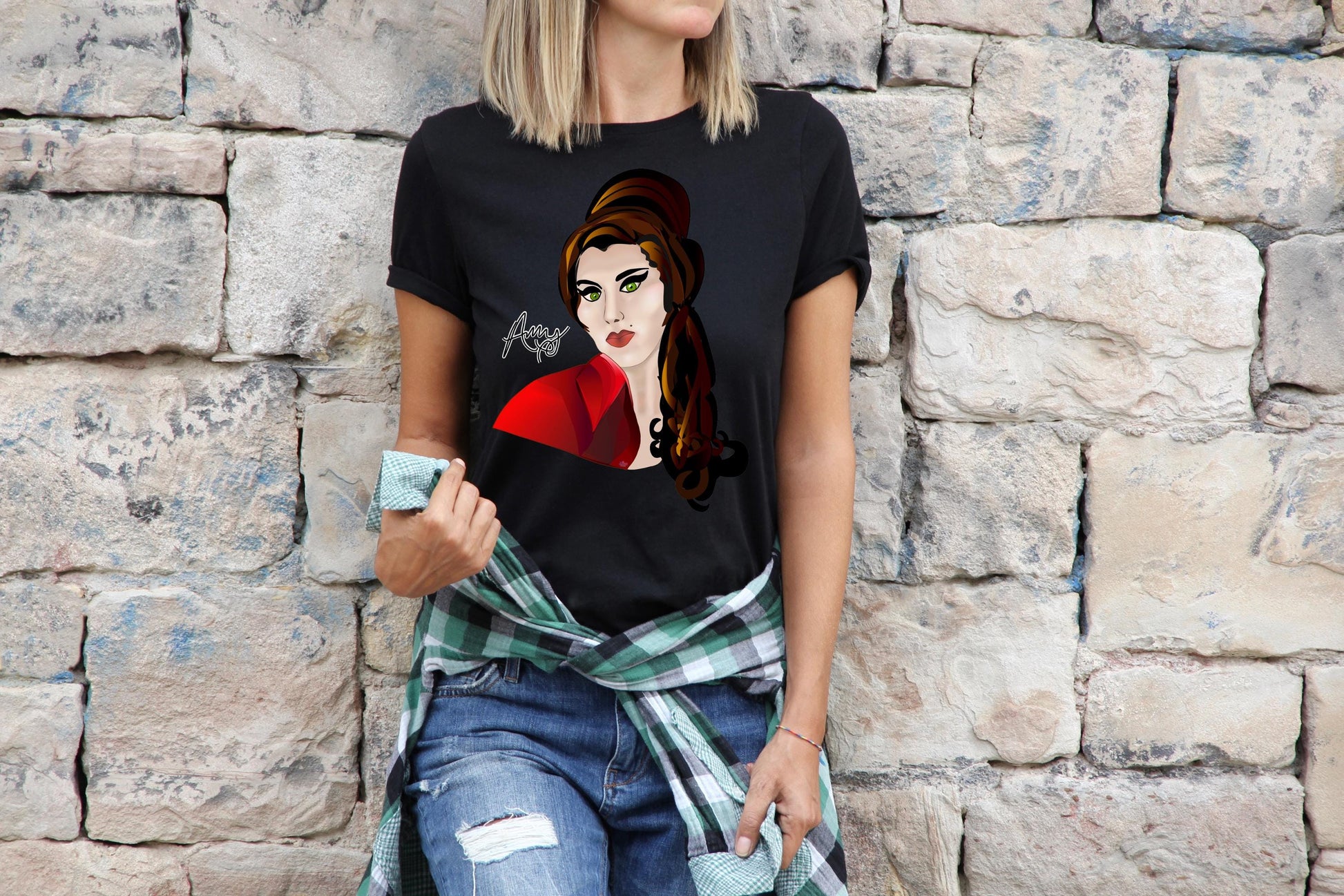 Musical Icon Inspired digital Portrait