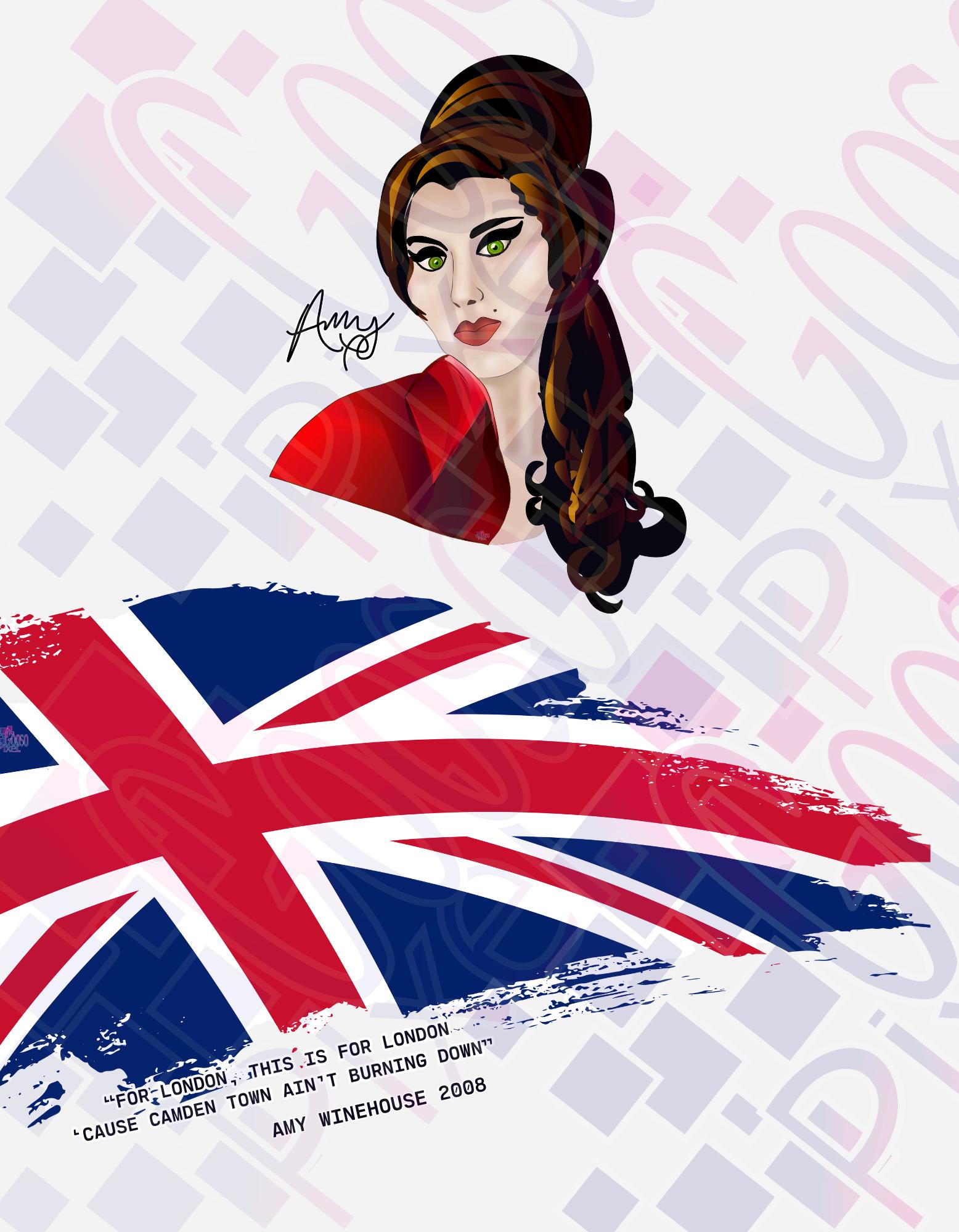 Digital Art work inspired by Music Icon