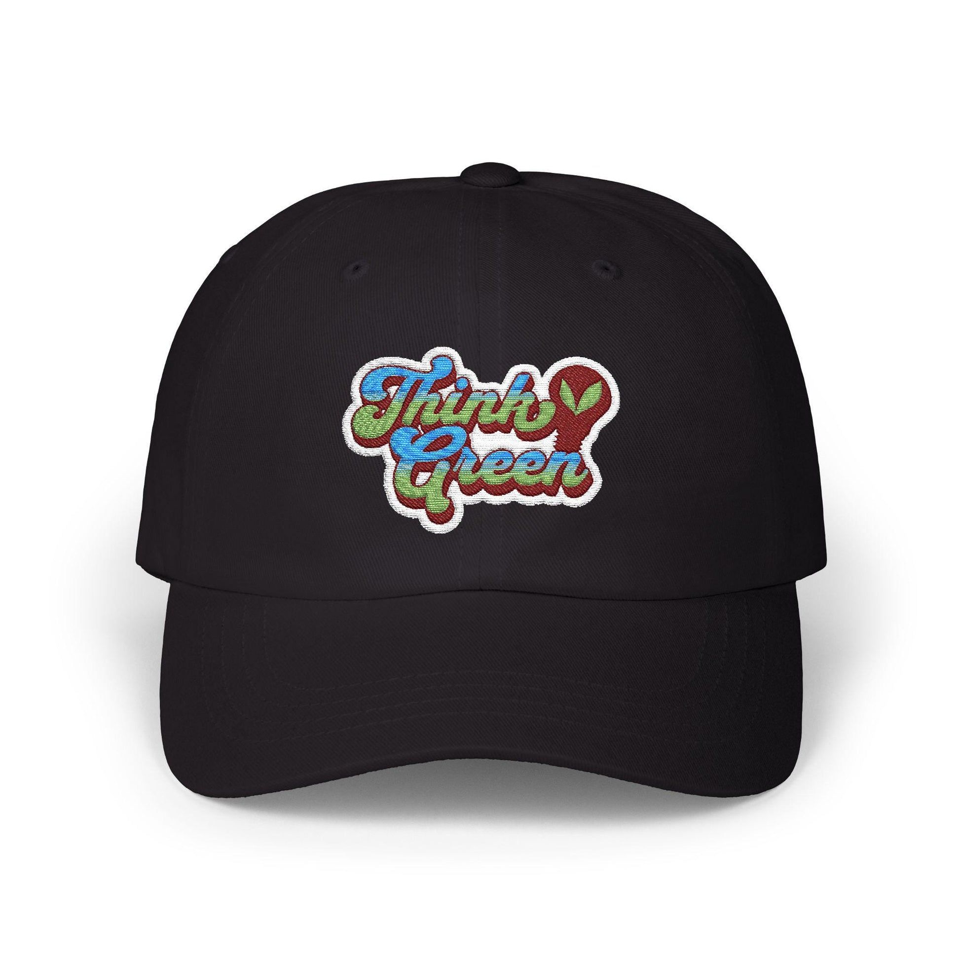 Embroidered Think Green Dad Cap