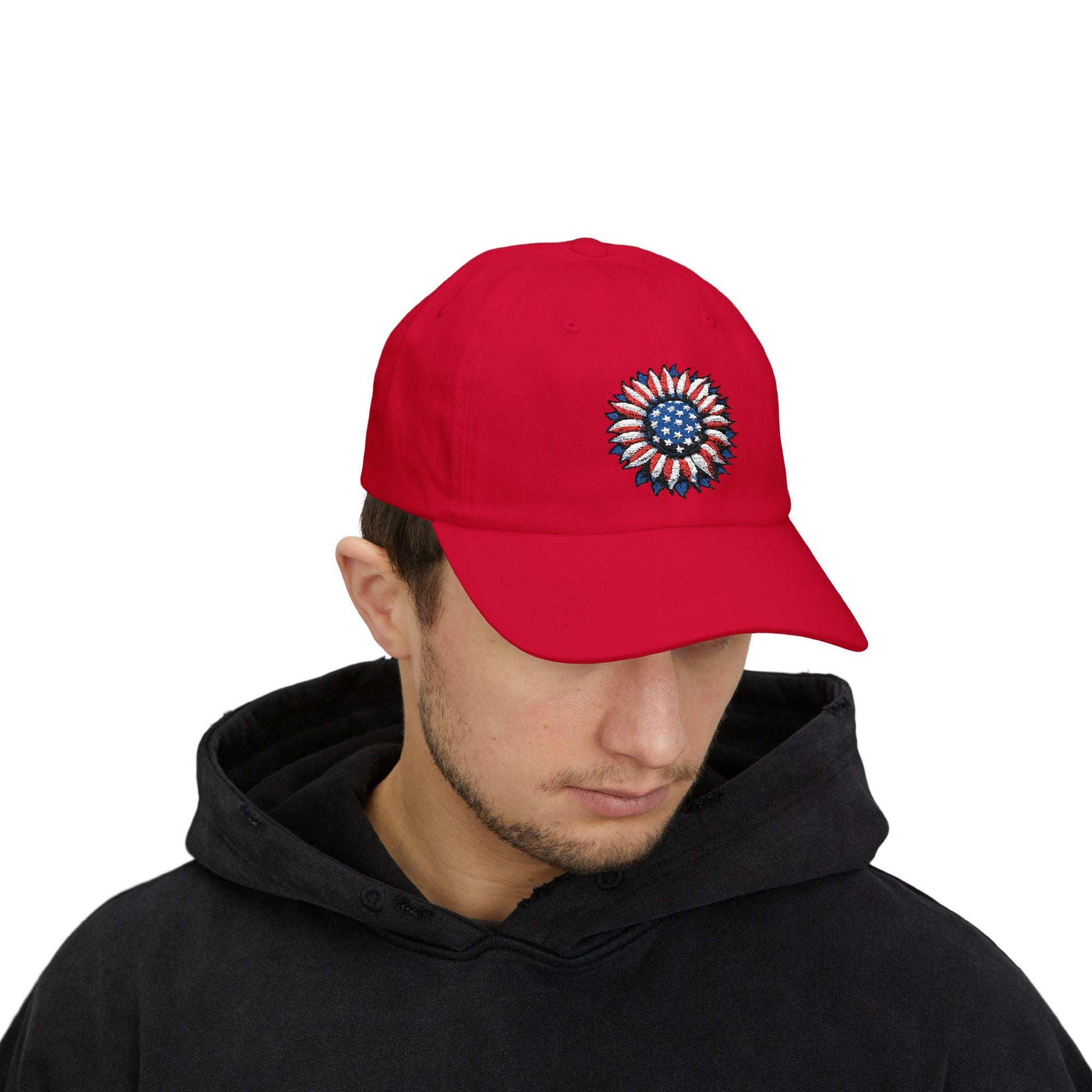 Embroidered Classic Dad Cap for 4th of July Patriotic