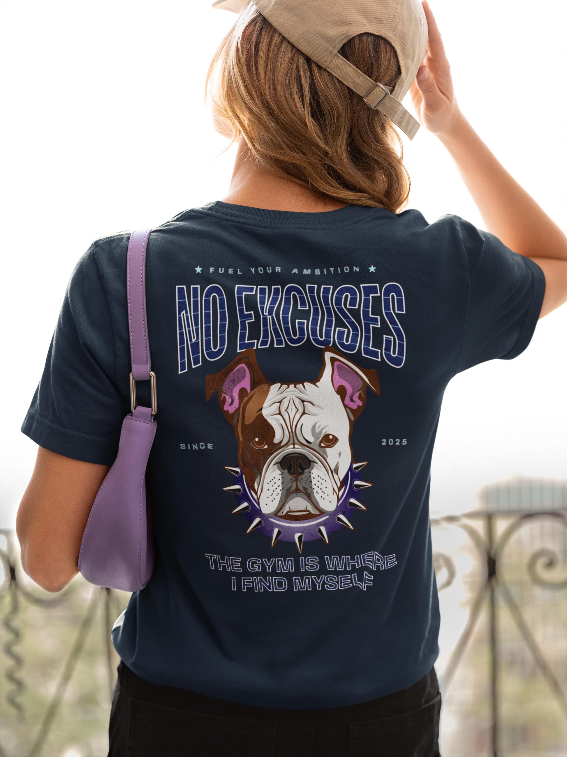 Adidas® Sport T-shirt Workout Shirt Gym Bulldog Motivational Art