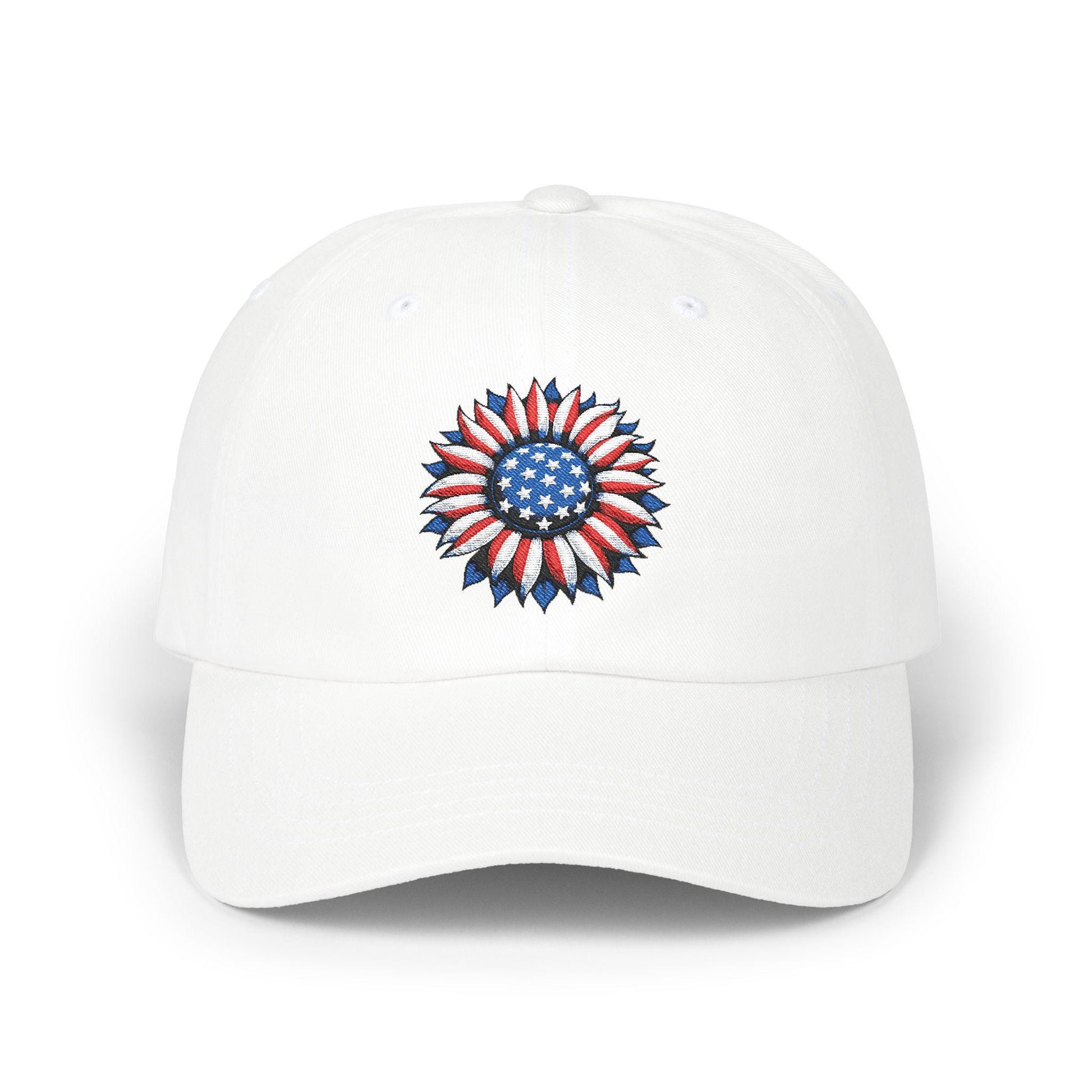 Embroidered Classic Dad Cap for 4th of July Patriotic