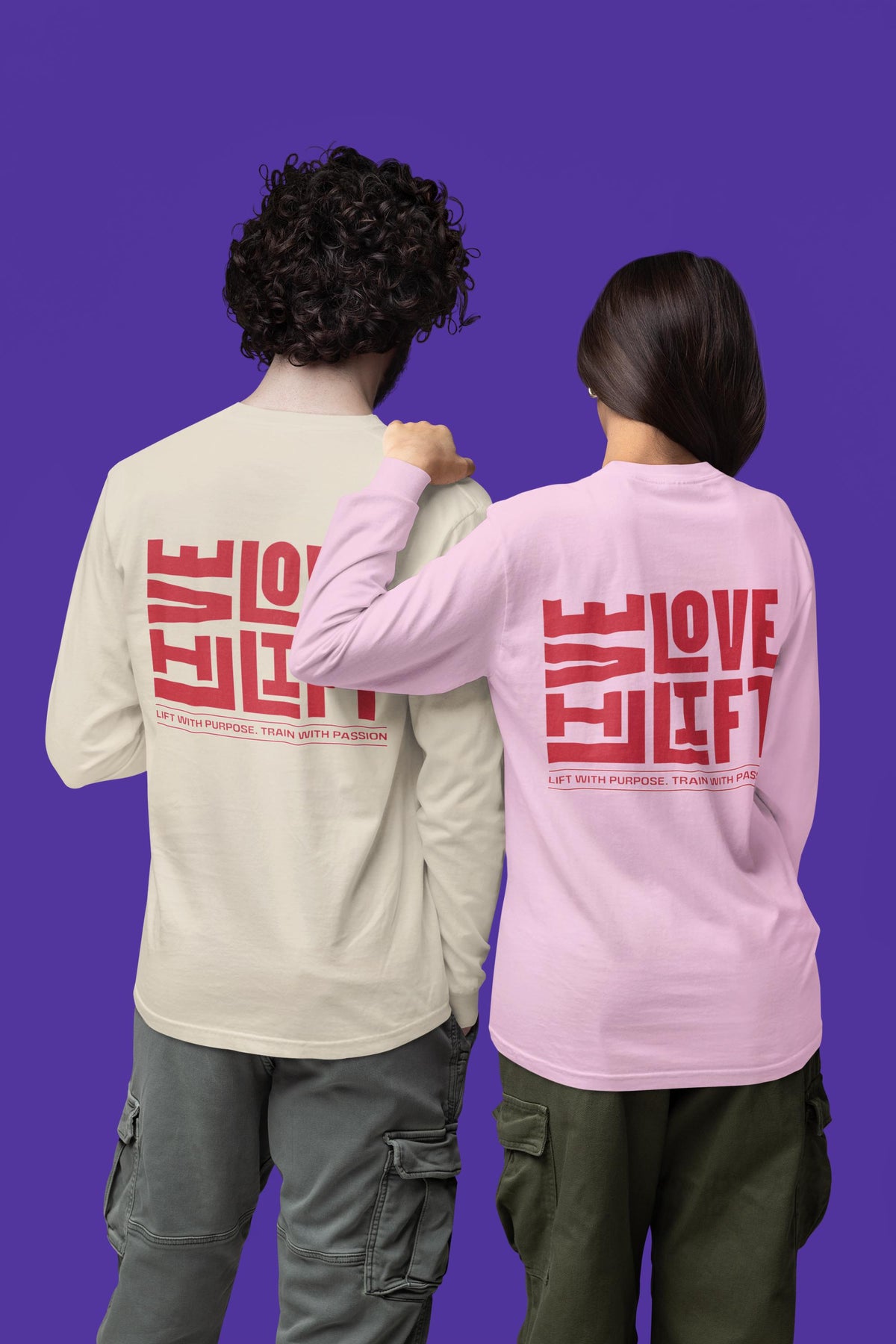 Workout Motivation Long Sleeve T-Shirt Fitness Apparel Activewear Unisex Top Casual Wear