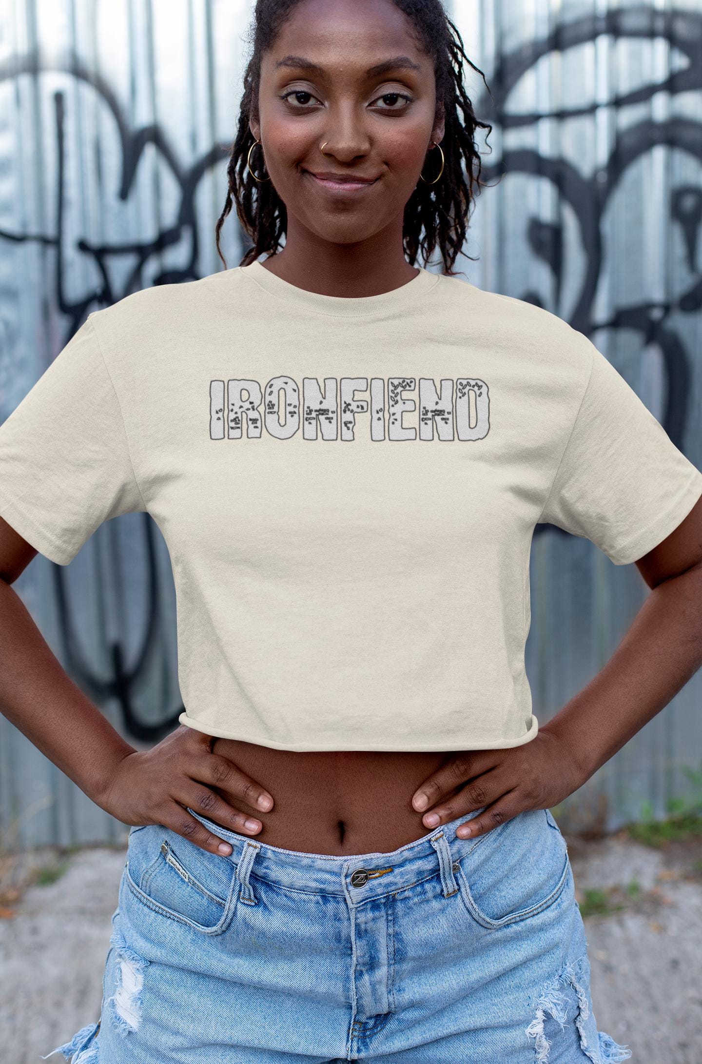 Motivation Versatile Graphic cropped Top