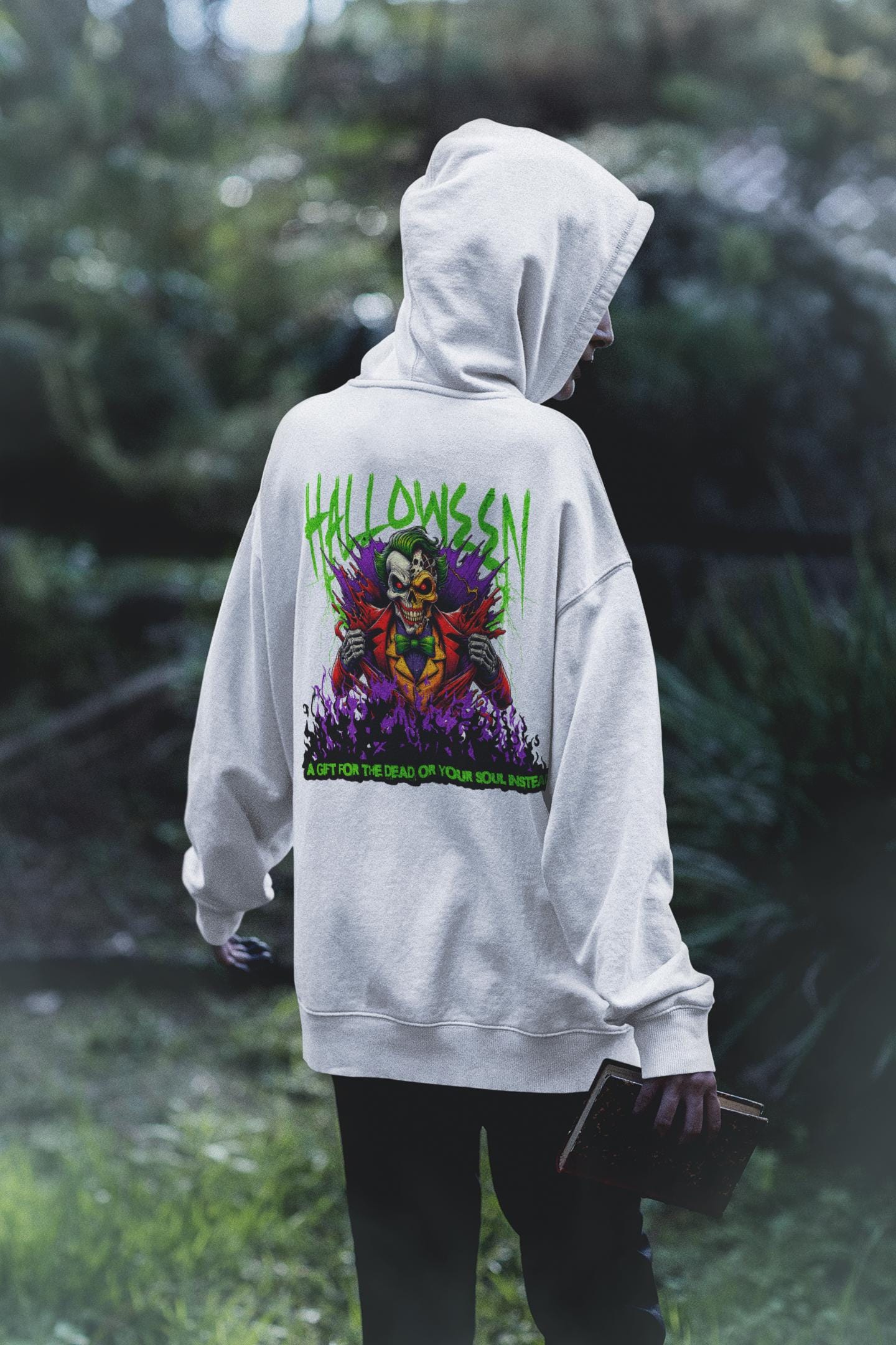 Spooky Halloween Fun Unisex College Hoodie, October Festive Apparel