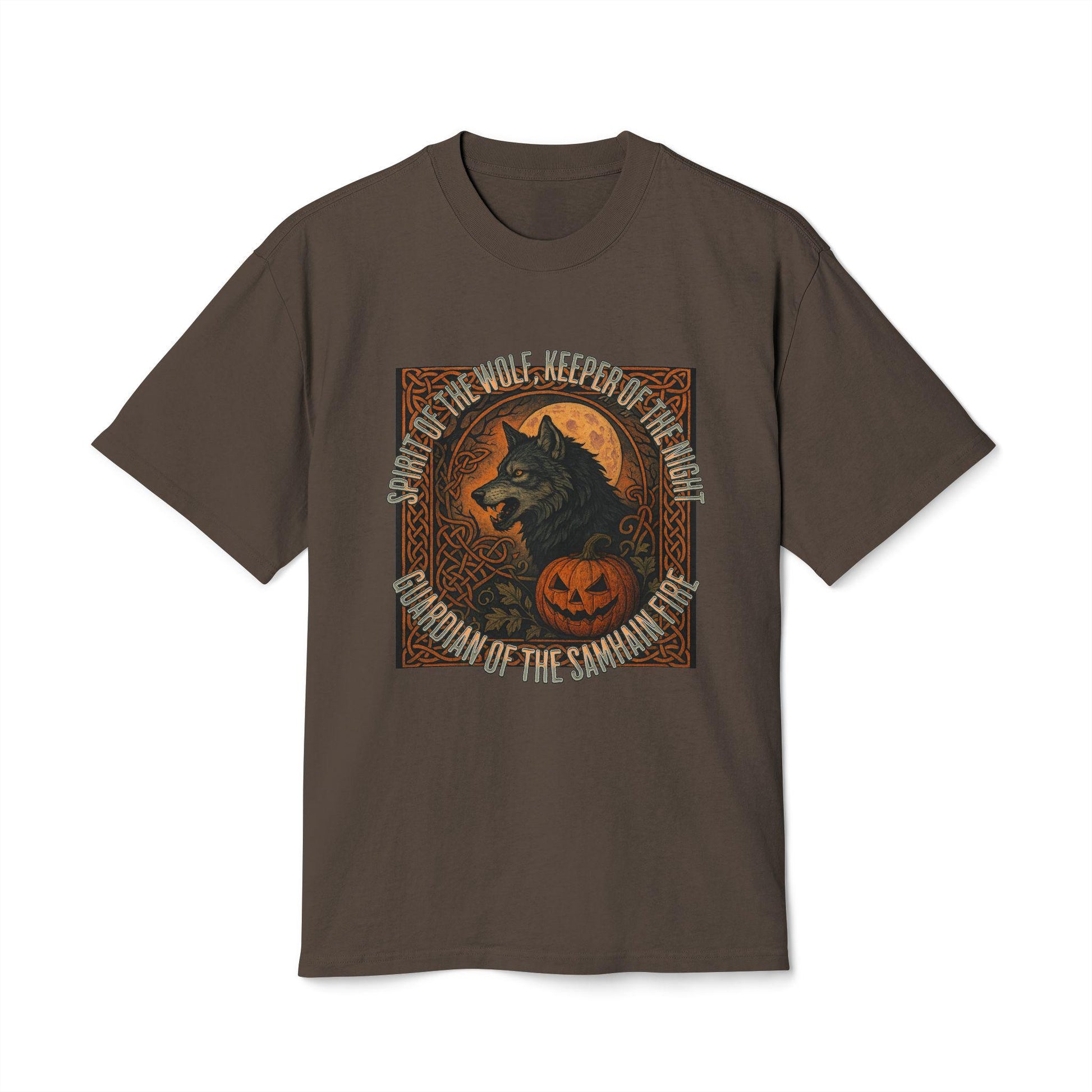 Wolf Howling at Moon Celtic Guardian of the Veil Shirt, Happy Halloween