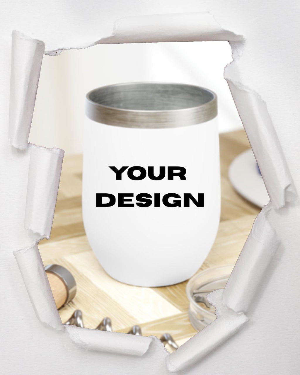 fully customizable hot/cold tumbler